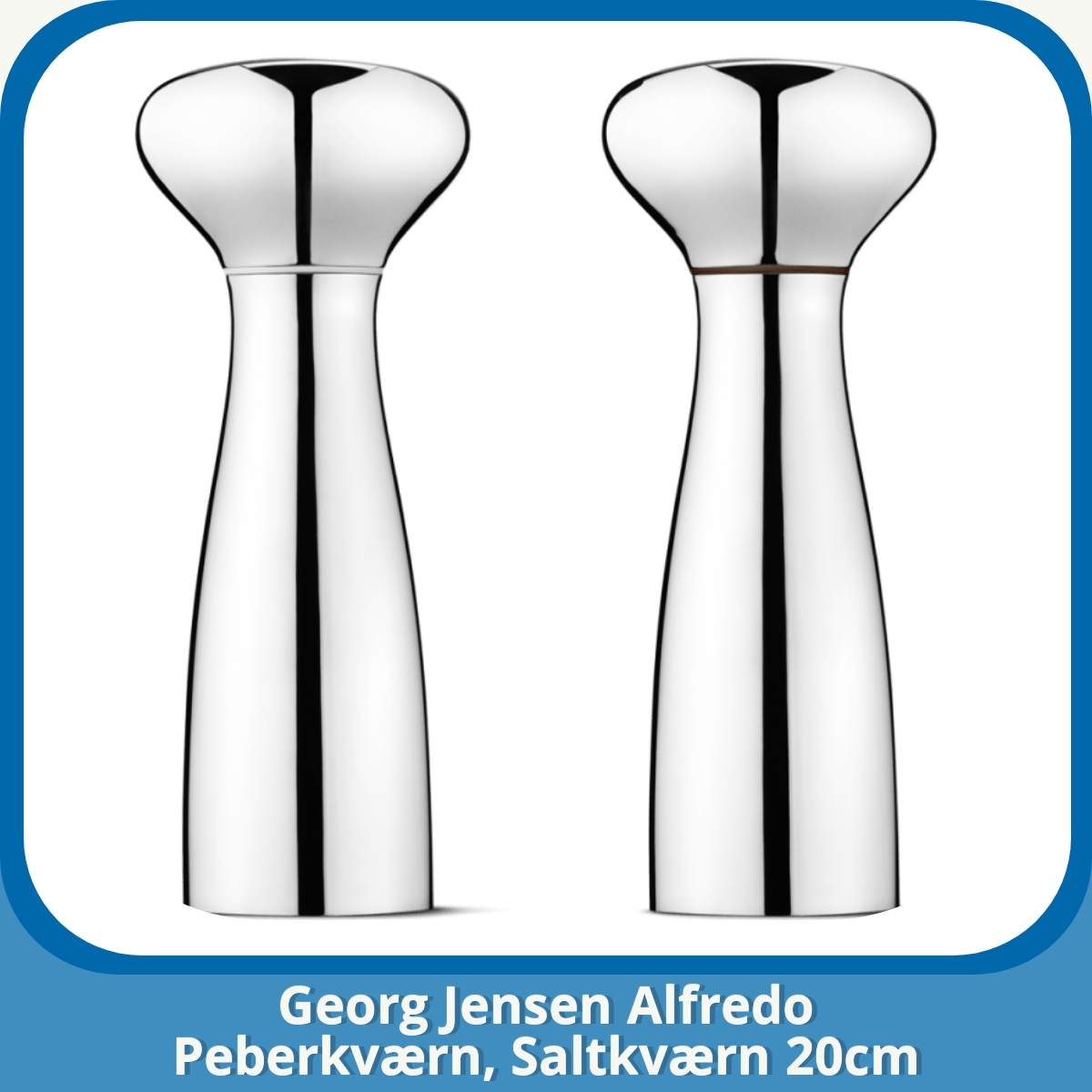 Anmeldelse af Georg Jensen Alfredo Peberkværn, Saltkværn 20cm