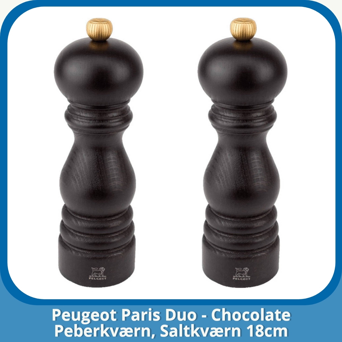 Anmeldelse af Peugeot Paris Duo - Chocolate Peberkværn, Saltkværn 18cm