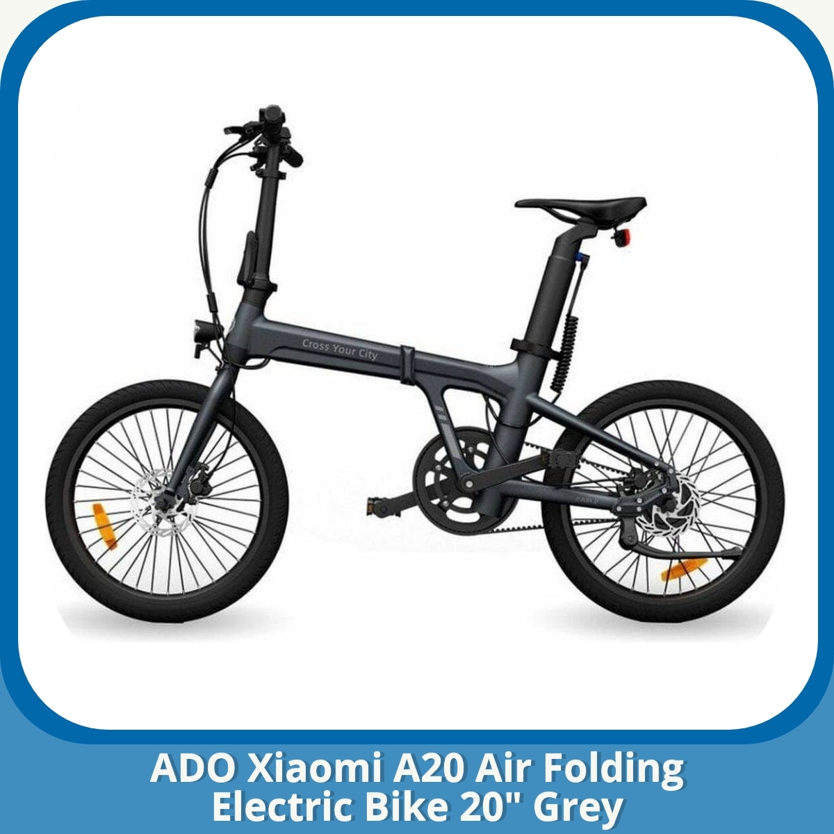 Anmeldelse af ADO Xiaomi A20 Air Folding Electric Bike 20
