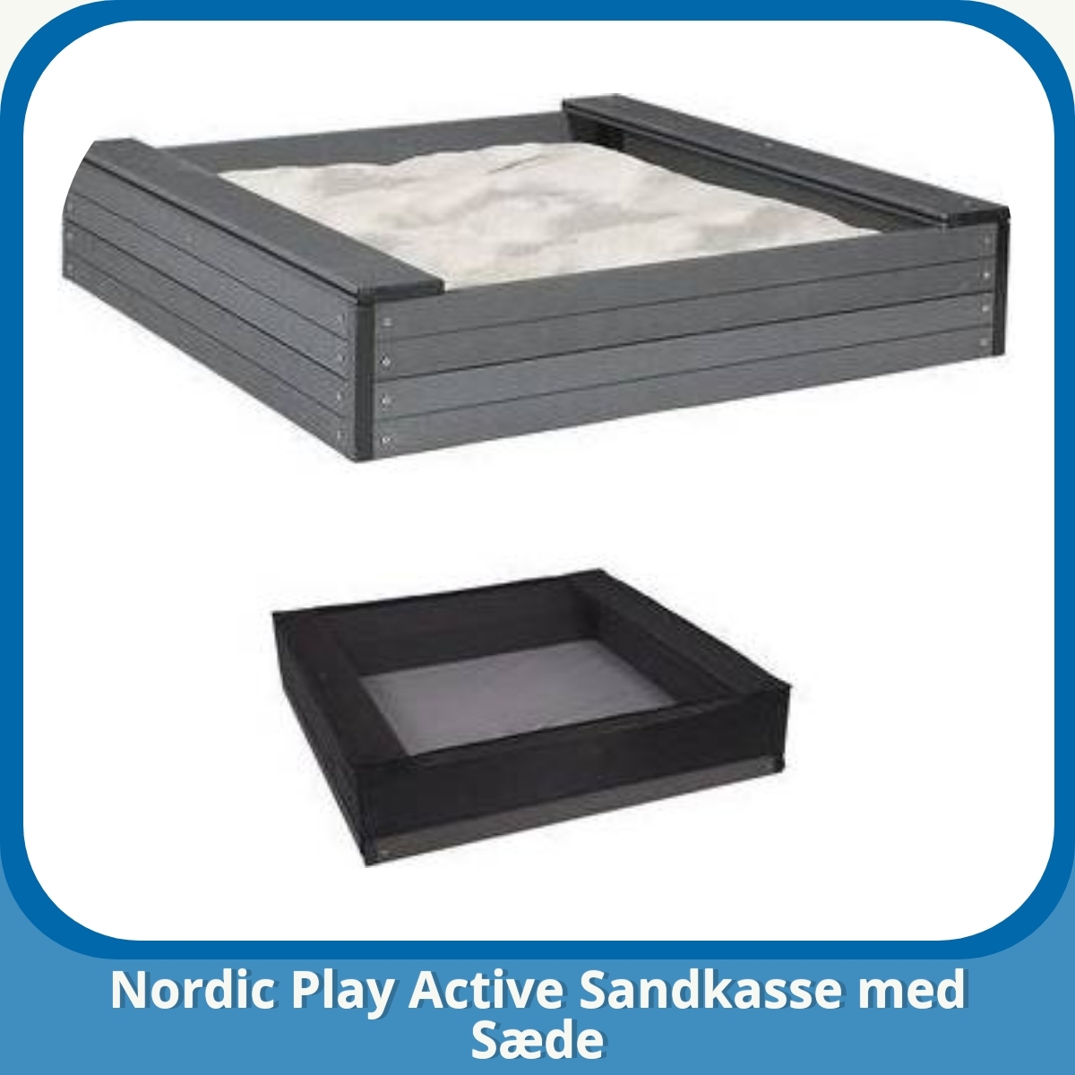Anmeldelse af Nordic Play Active Sandkasse med Sæde