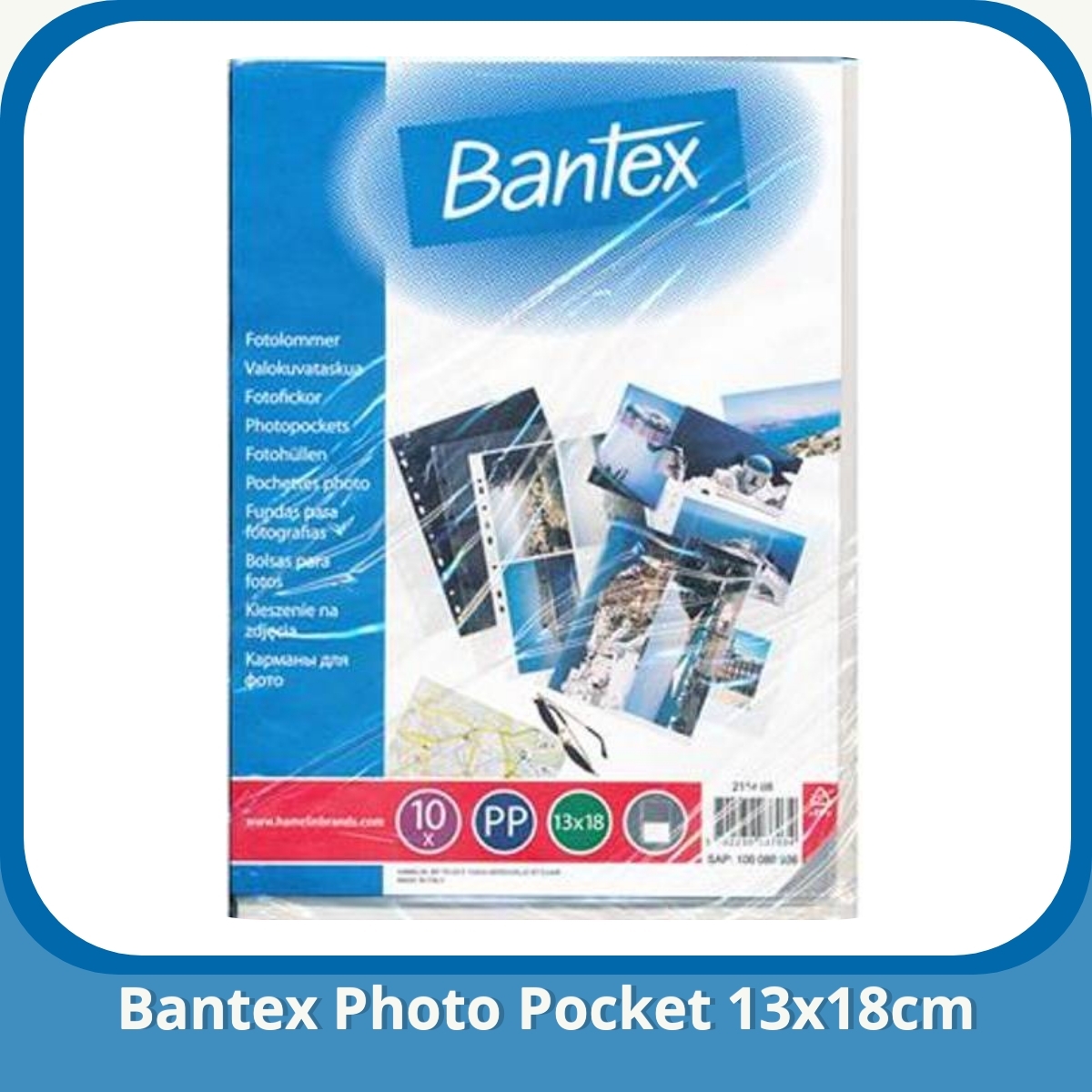 Anmeldelse af Bantex Photo Pocket 13x18cm
