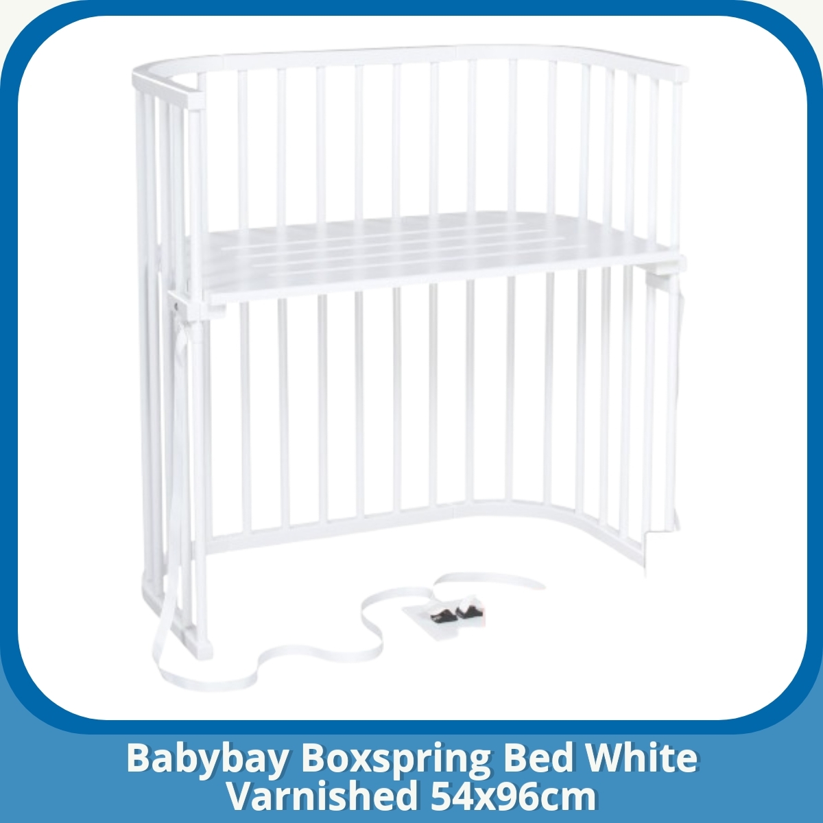 Anmeldelse af Babybay Boxspring Bed White Varnished 54x96cm
