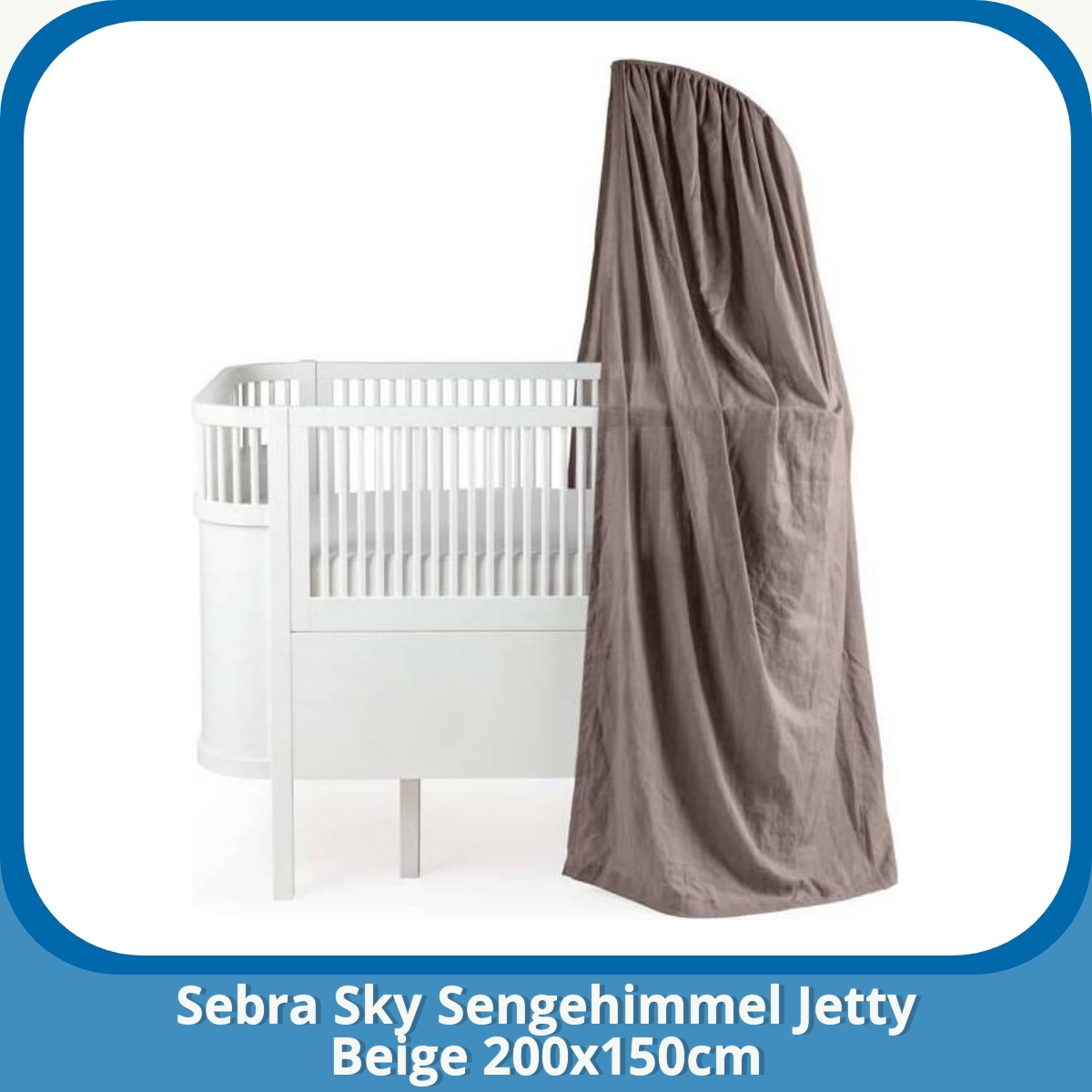 Anmeldelse af Sebra Sky Sengehimmel Jetty Beige 200x150cm