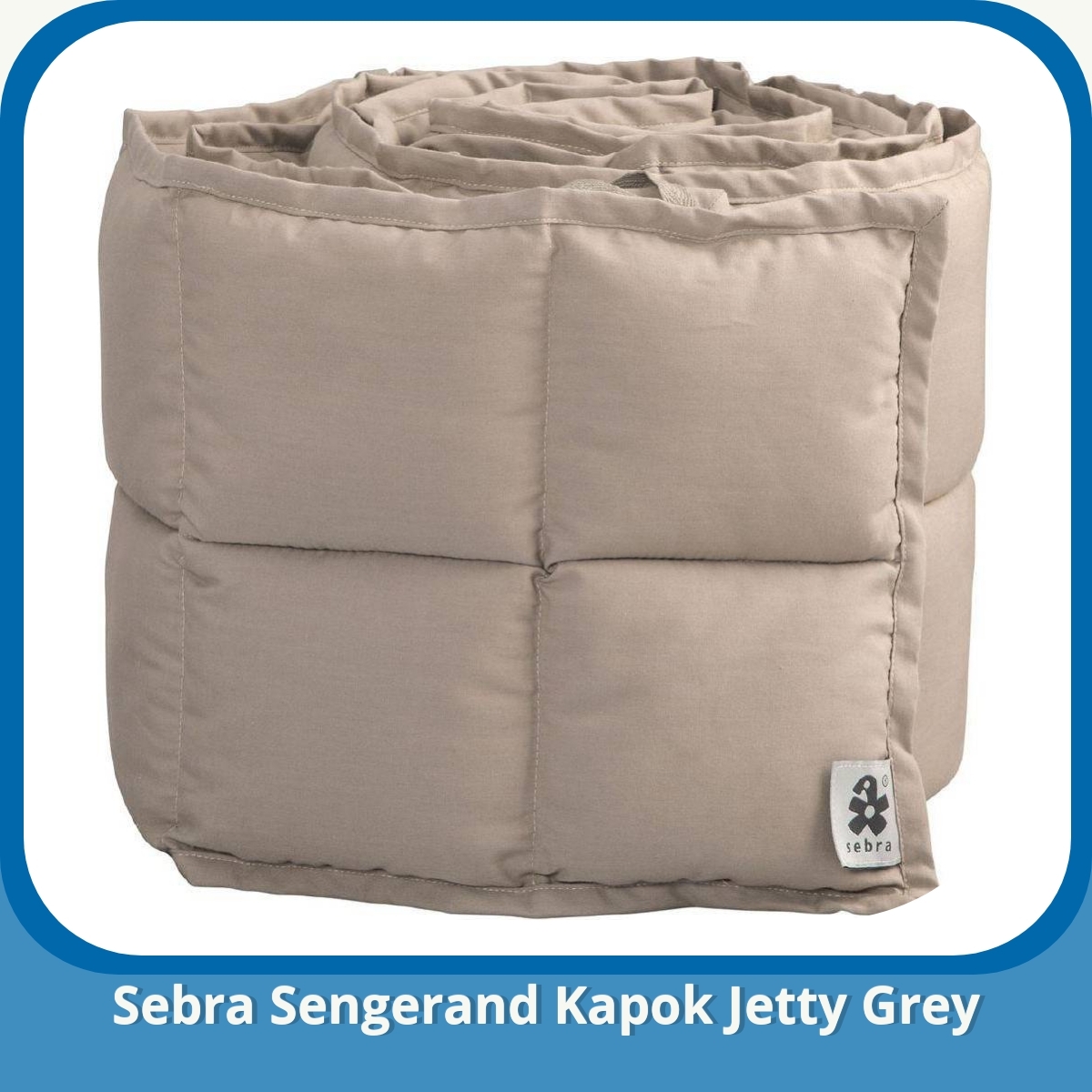 Anmeldelse af Sebra Sengerand Kapok Jetty Grey
