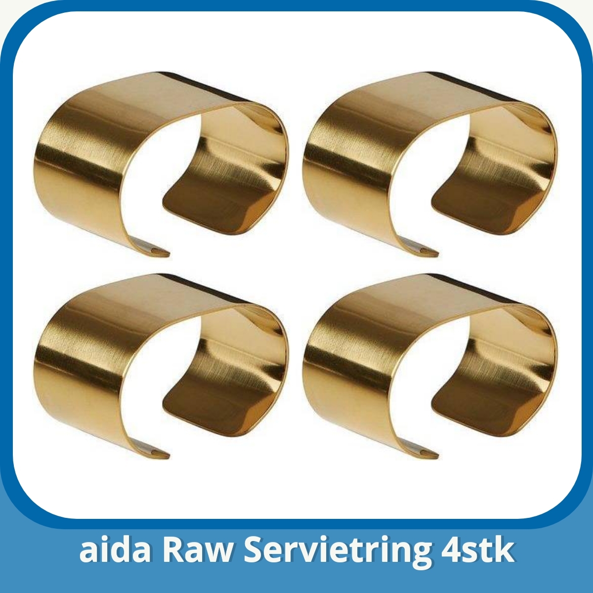 Anmeldelse af aida Raw Servietring 4stk