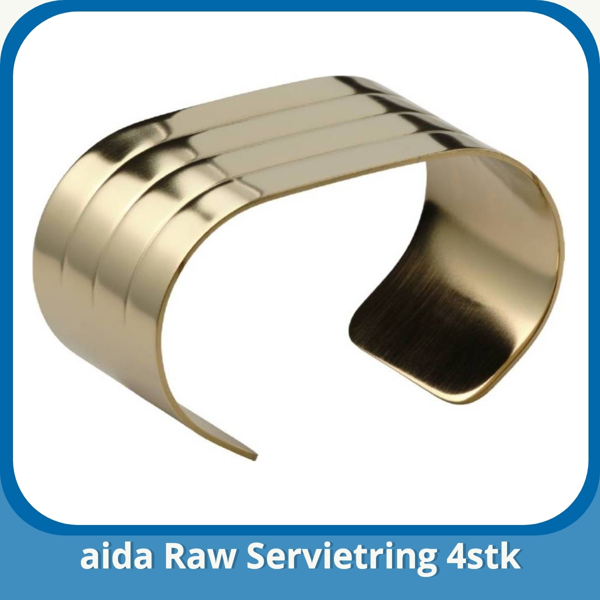 Anmeldelse af aida Raw Servietring 4stk