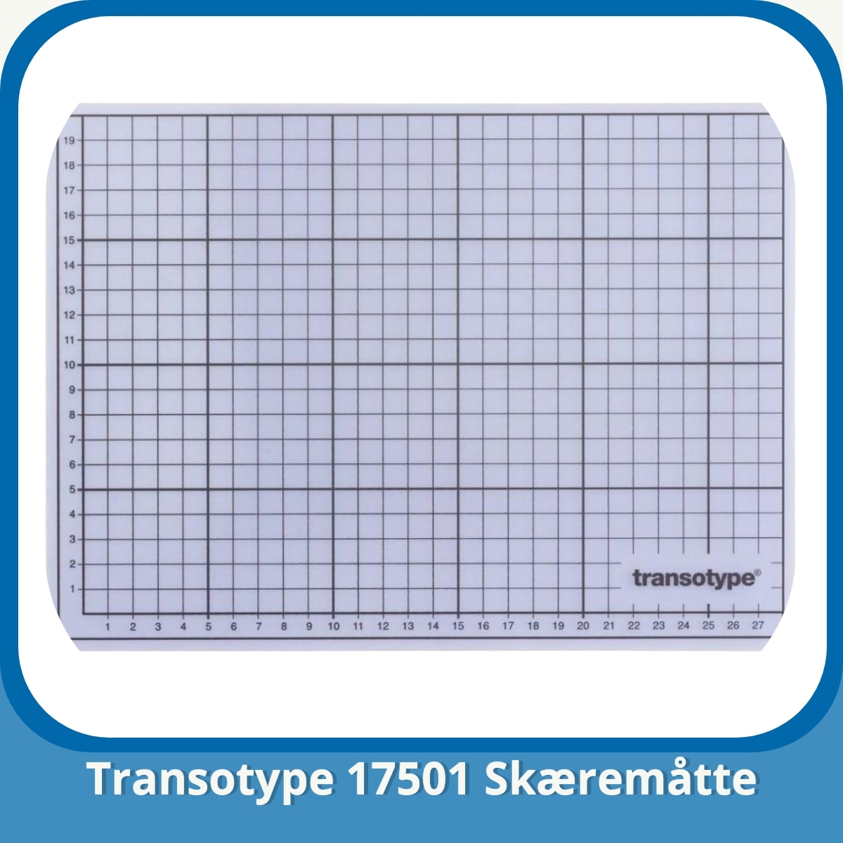 Anmeldelse af Transotype 17501 Skæremåtte