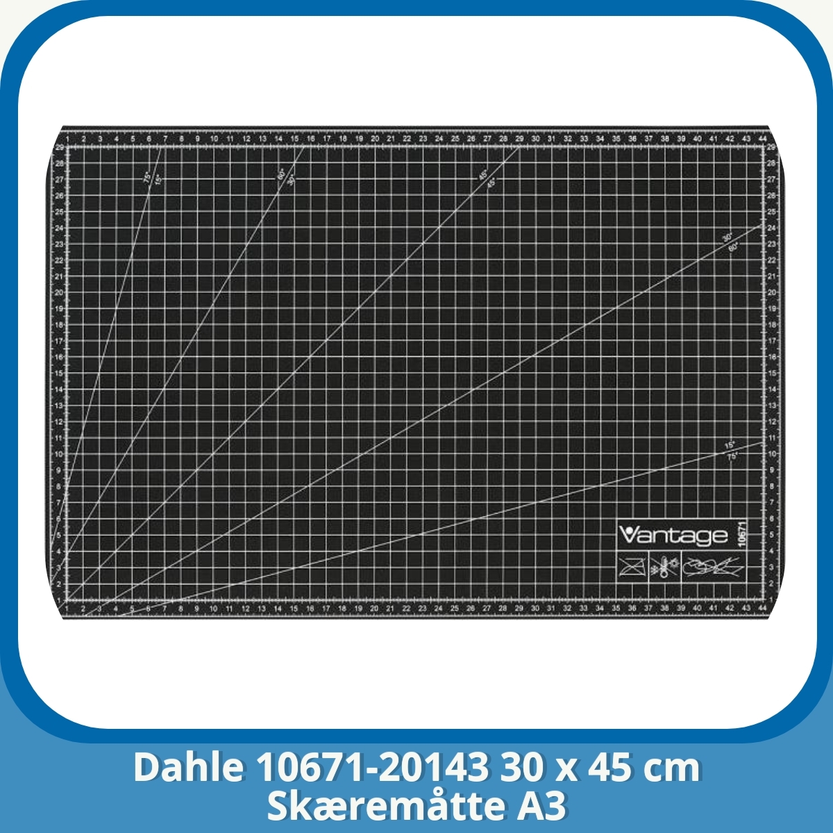 Anmeldelse af Dahle 10671-20143 30 x 45 cm Skæremåtte A3