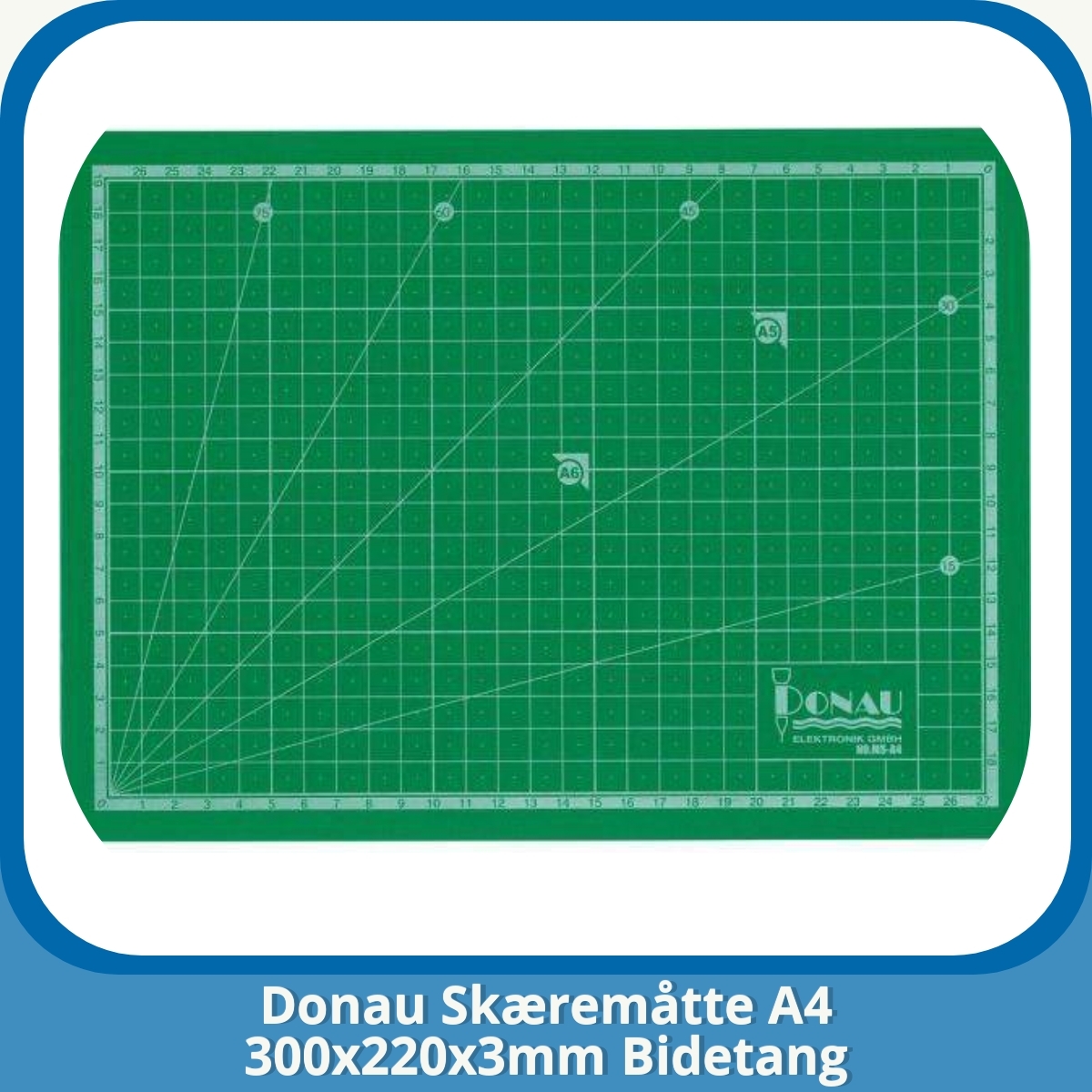 Anmeldelse af Donau Skæremåtte A4 300x220x3mm Bidetang
