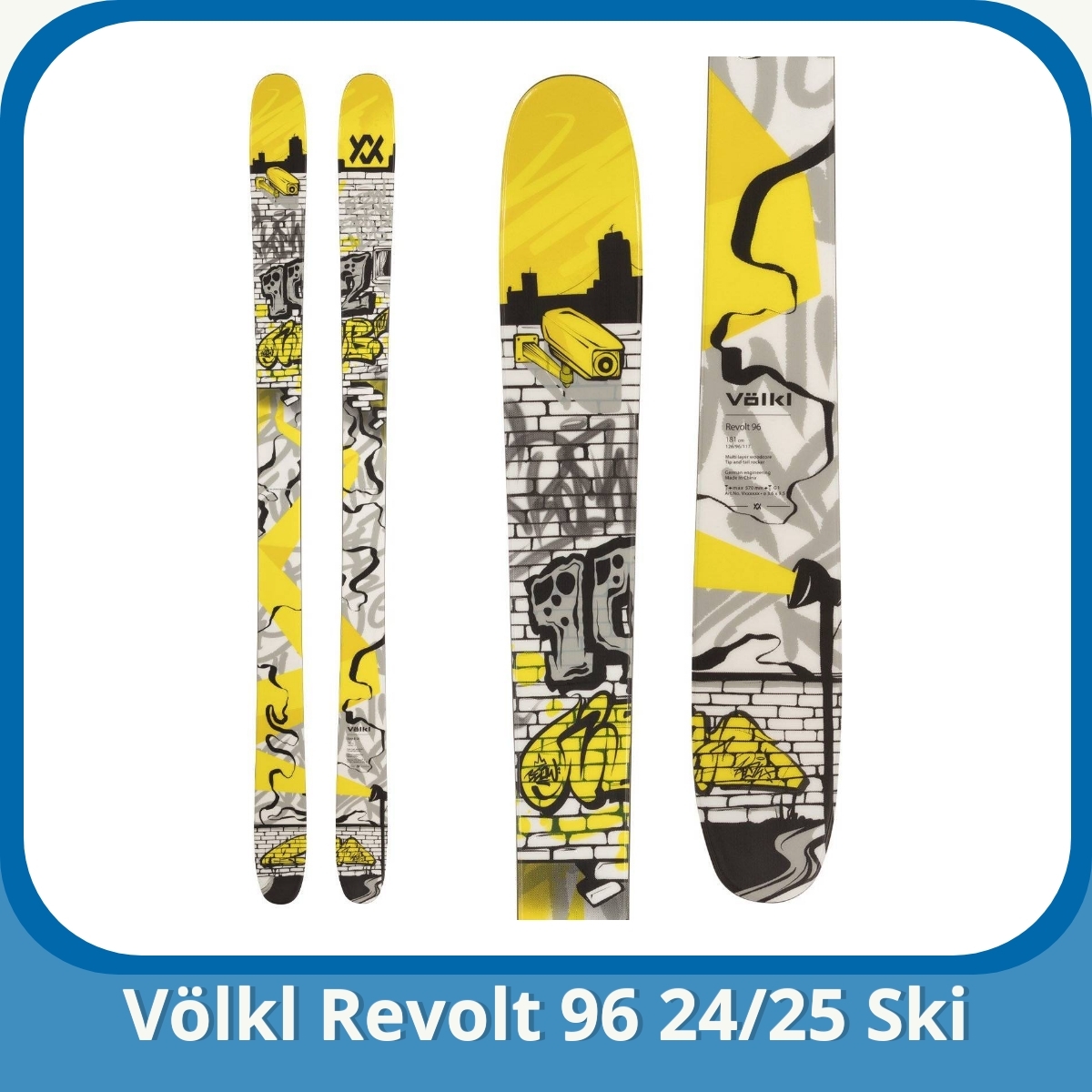 Anmeldelse af Völkl Revolt 96 24/25 Ski