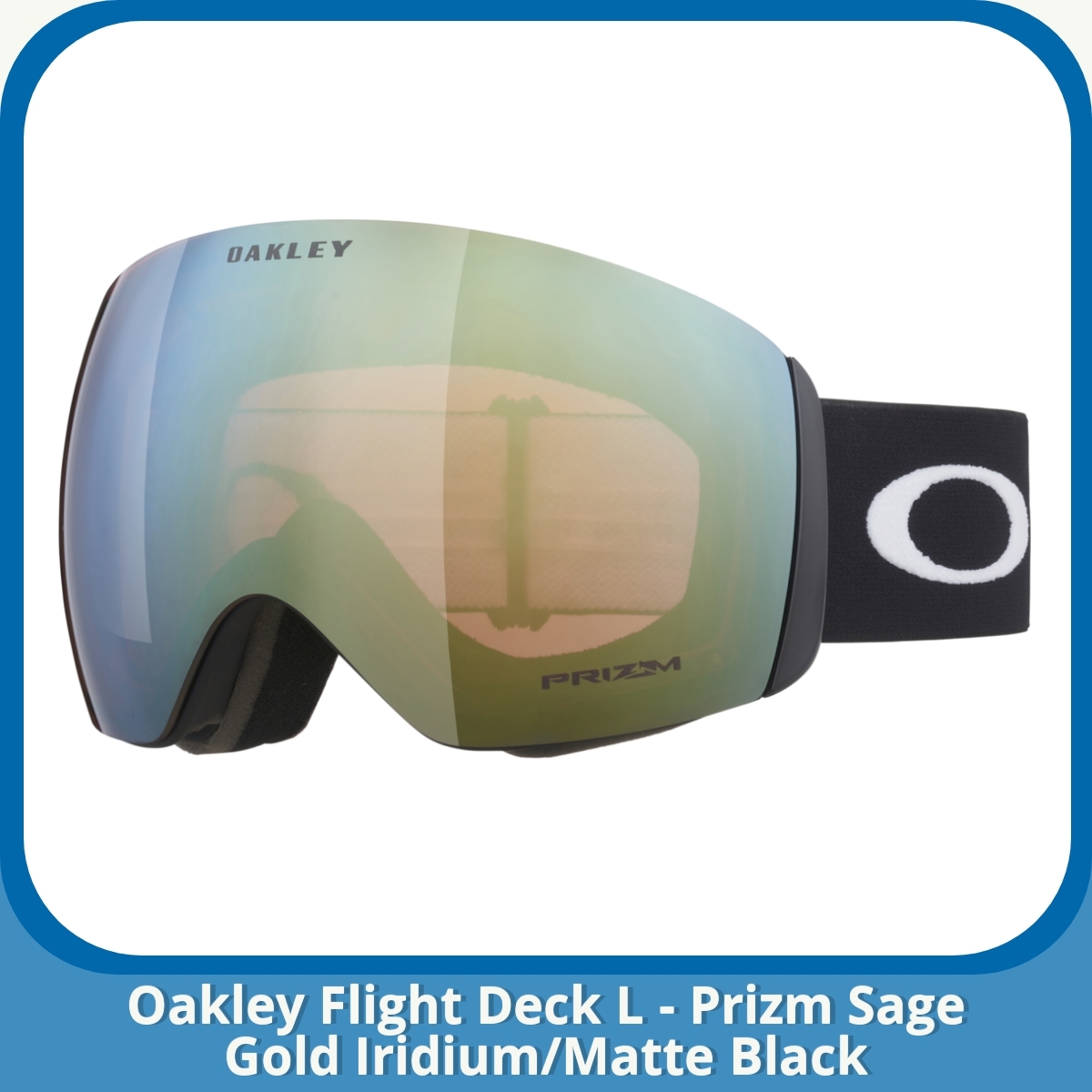 Anmeldelse af Oakley Flight Deck L - Prizm Sage Gold Iridium/Matte Black