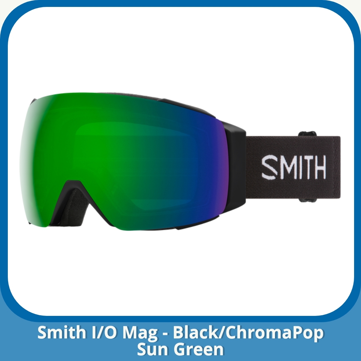Anmeldelse af Smith I/O Mag - Black/ChromaPop Sun Green