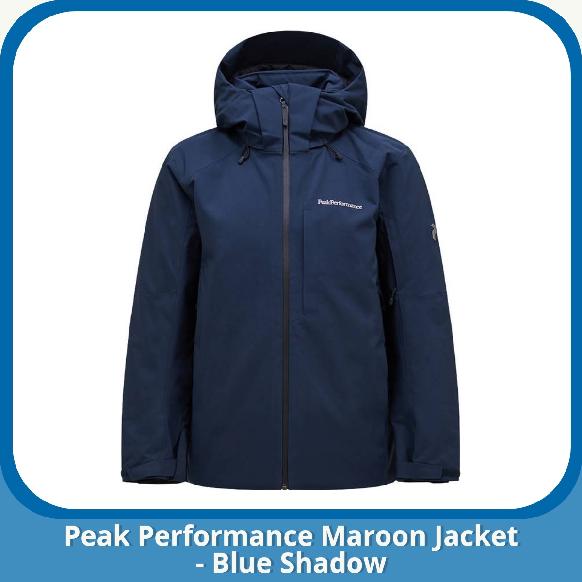 Anmeldelse af Peak Performance Maroon Jacket - Blue Shadow