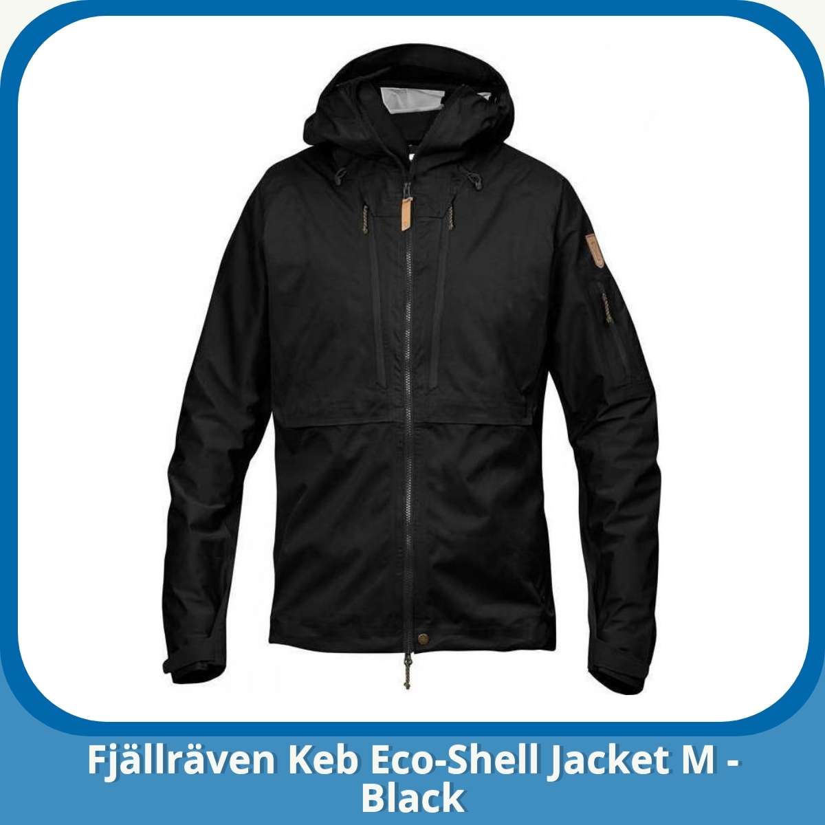 Anmeldelse af Fjällräven Keb Eco-Shell Jacket M - Black