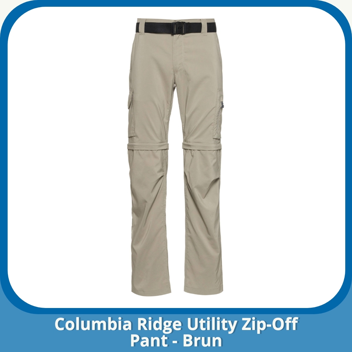 Anmeldelse af Columbia Ridge Utility Zip-Off Pant - Brun