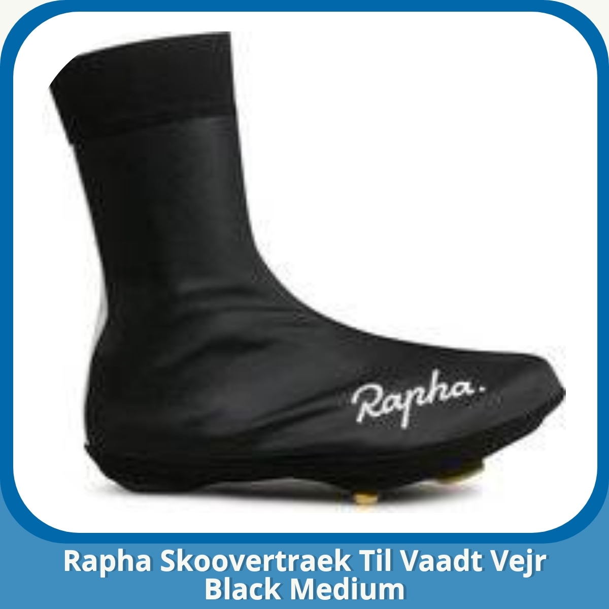 Anmeldelse af Rapha Skoovertraek Til Vaadt Vejr Black Medium