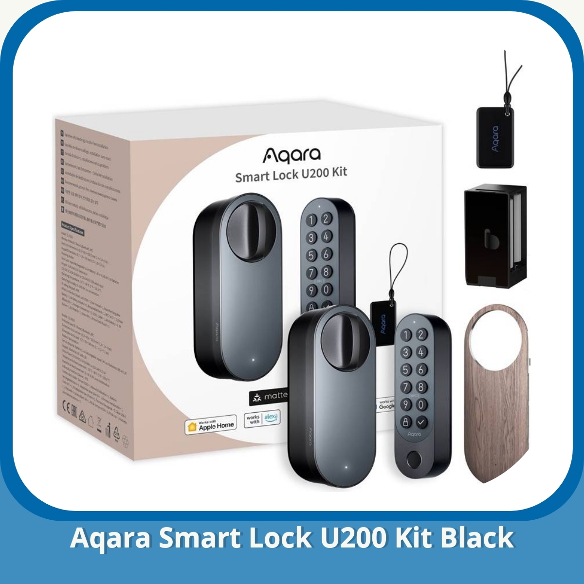 Anmeldelse af Aqara Smart Lock U200 Kit Black