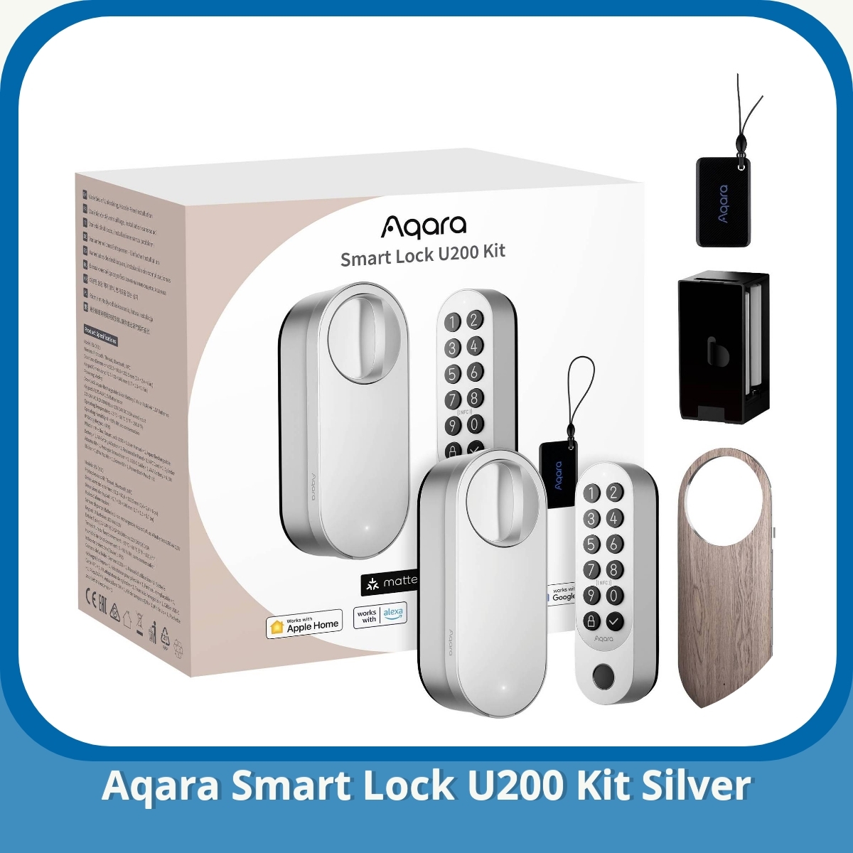 Anmeldelse af Aqara Smart Lock U200 Kit Silver
