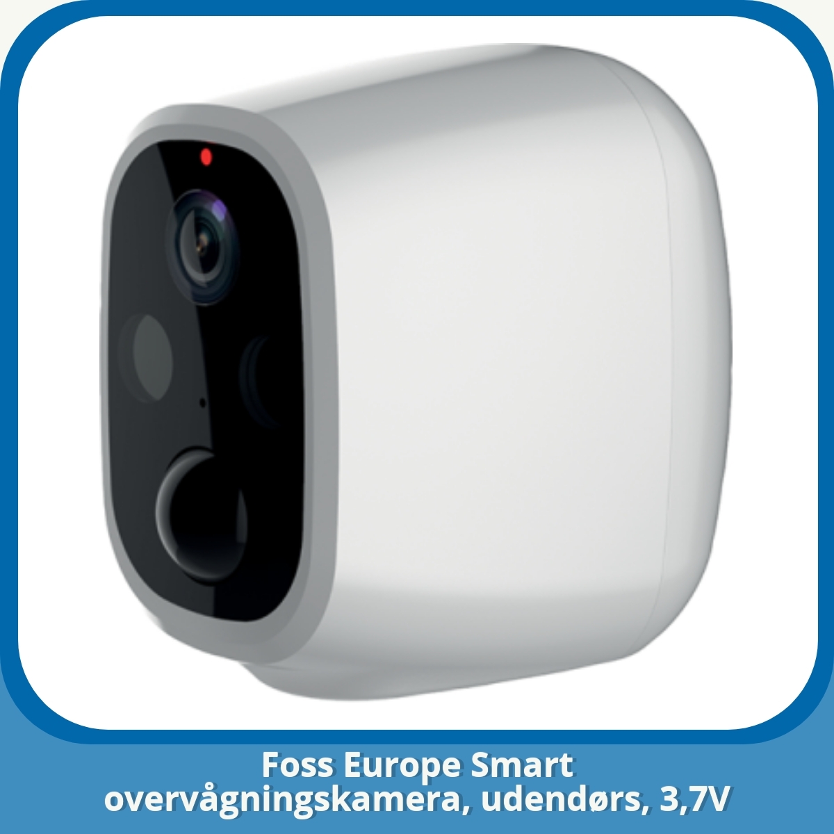 Anmeldelse af Foss Europe Smart overvågningskamera, udendørs, 3,7V