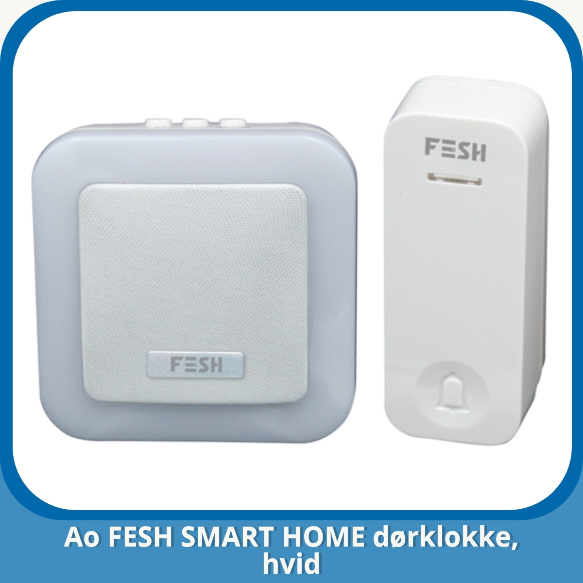 Anmeldelse af Ao FESH SMART HOME dørklokke, hvid