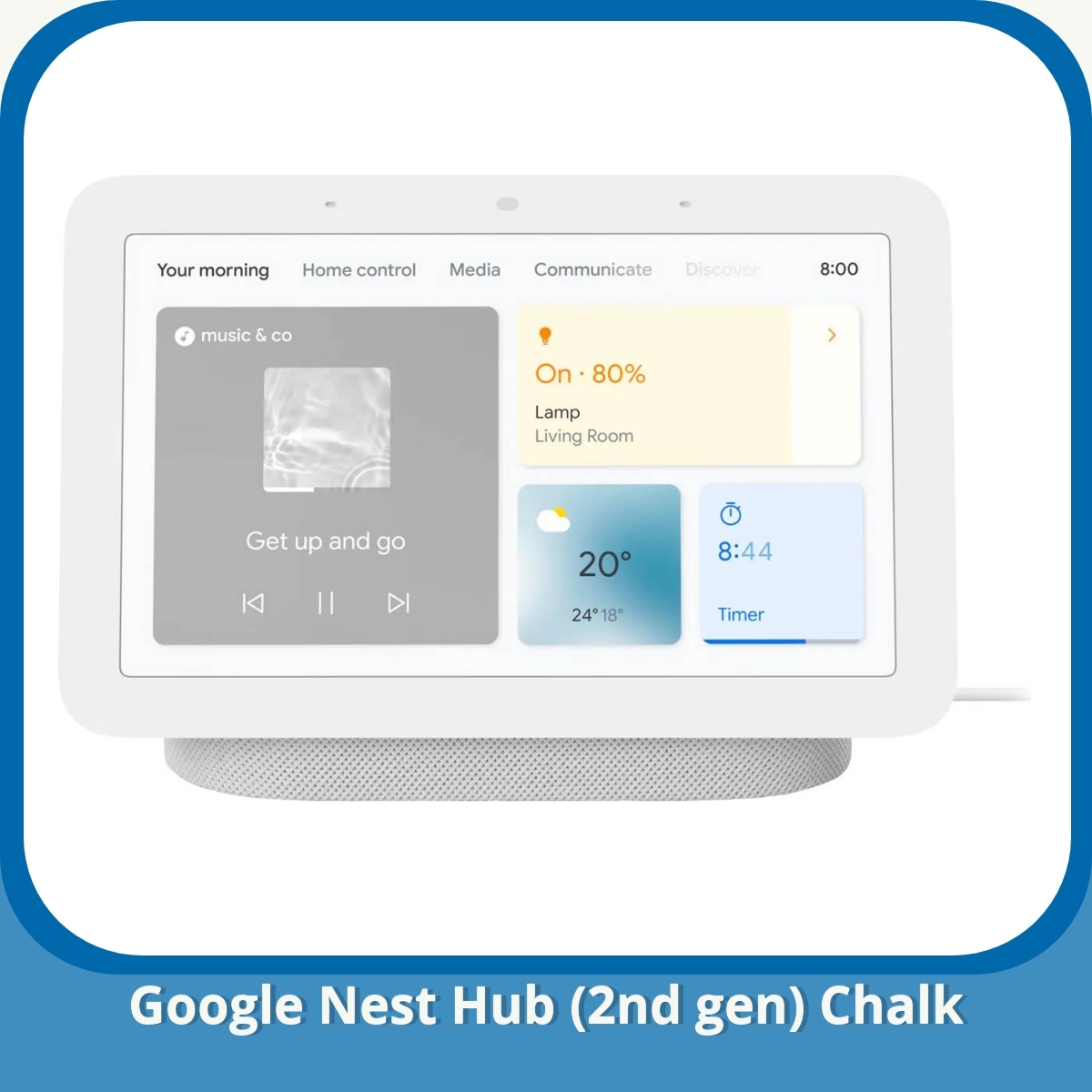 Anmeldelse af Google Nest Hub (2nd gen) Chalk