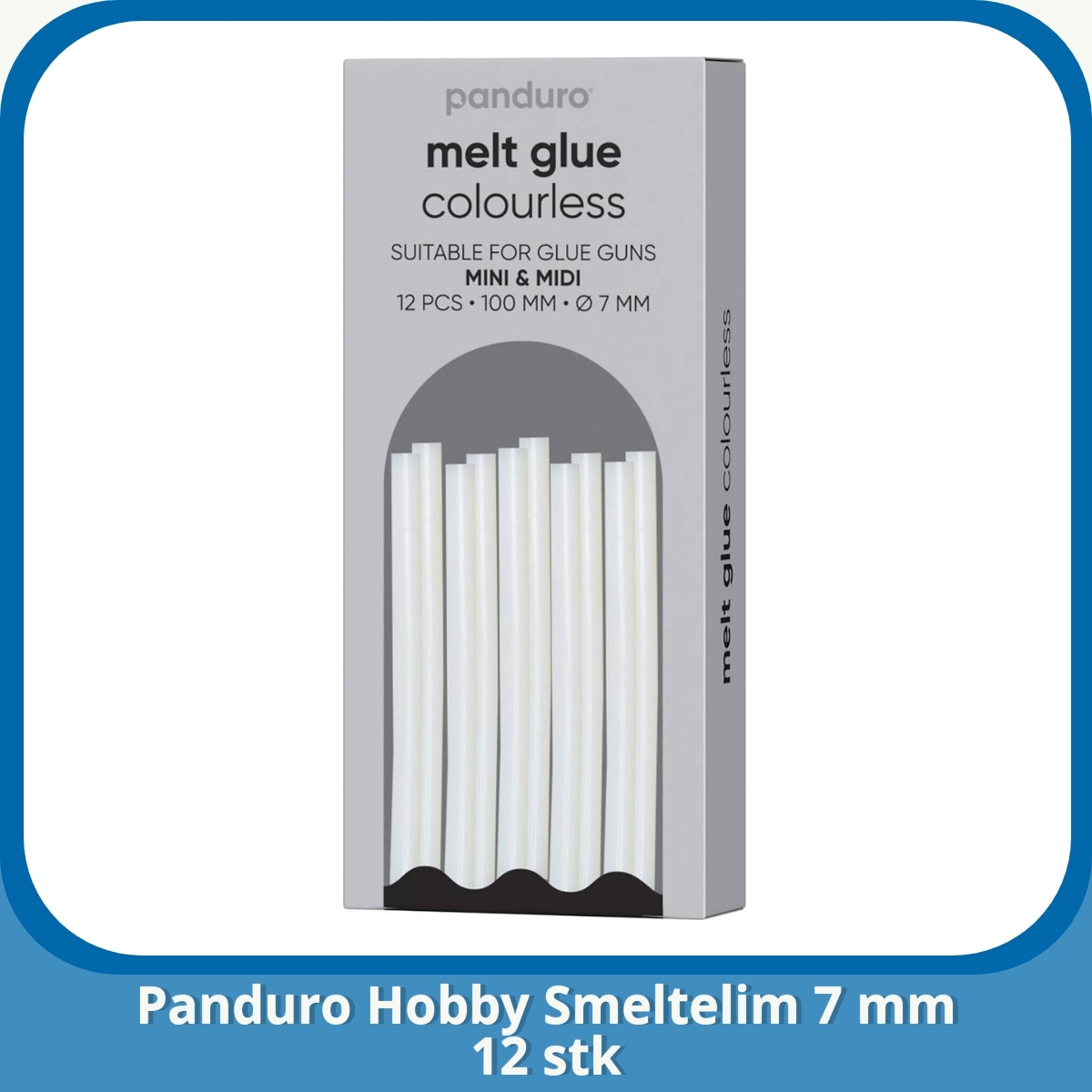 Anmeldelse af Panduro Hobby Smeltelim 7 mm 12 stk
