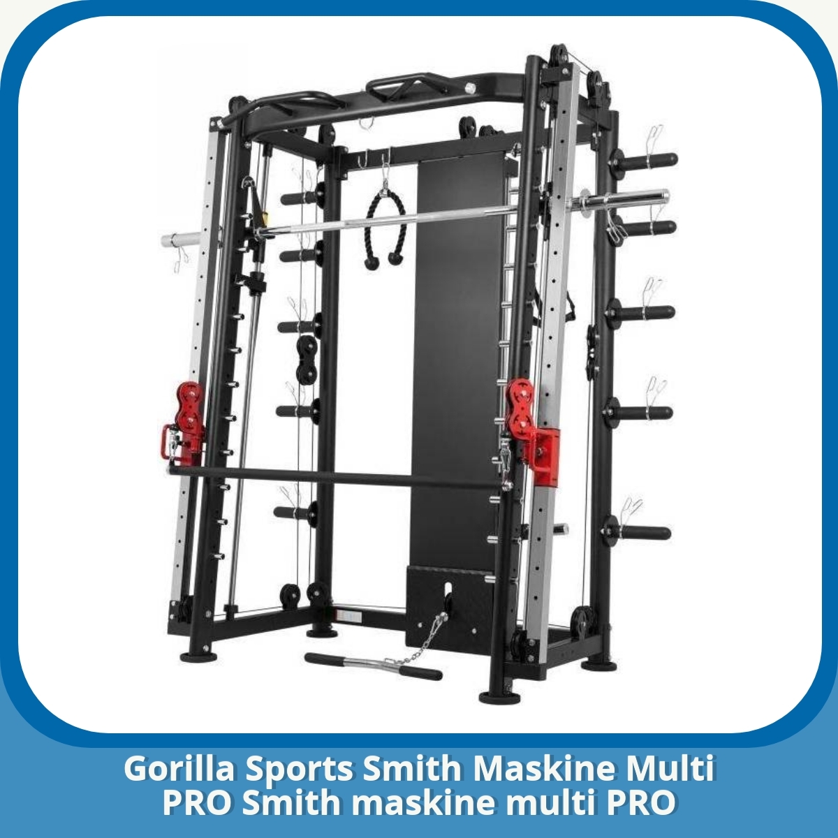 Anmeldelse af Gorilla Sports Smith Maskine Multi PRO Smith maskine multi PRO