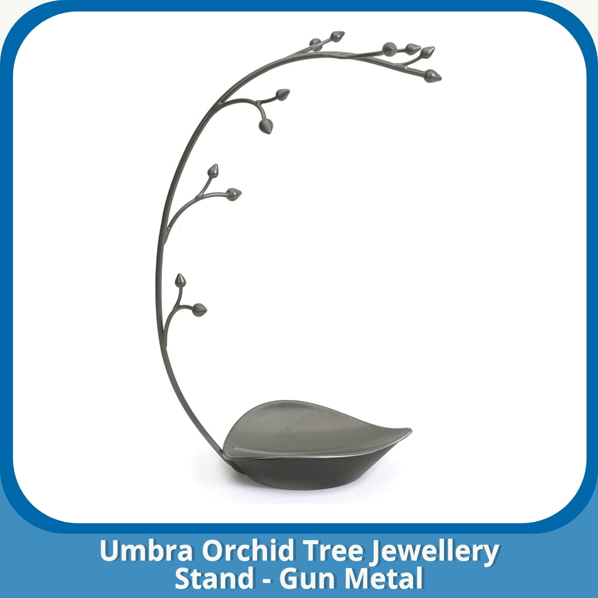 Anmeldelse af Umbra Orchid Tree Jewellery Stand - Gun Metal