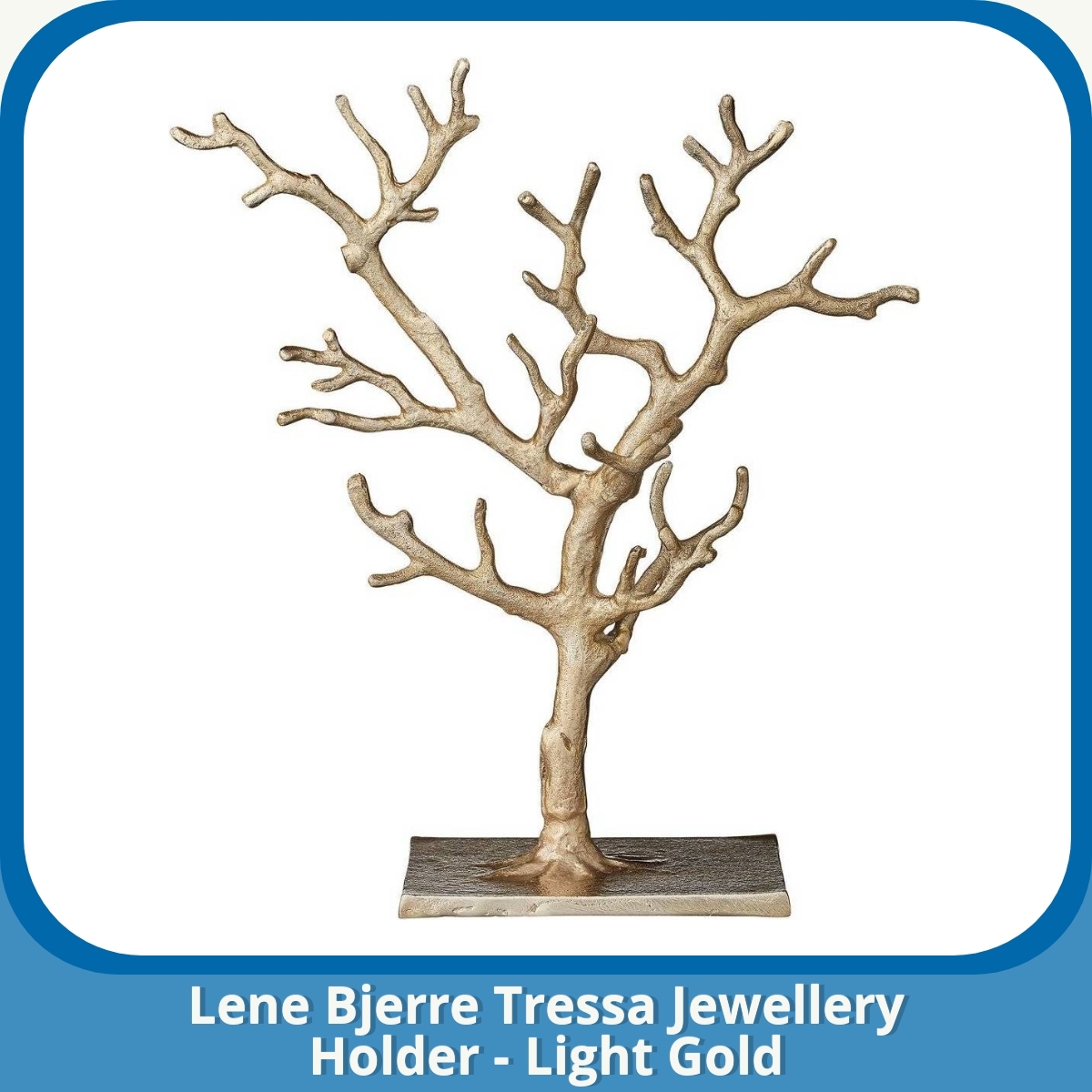 Anmeldelse af Lene Bjerre Tressa Jewellery Holder - Light Gold