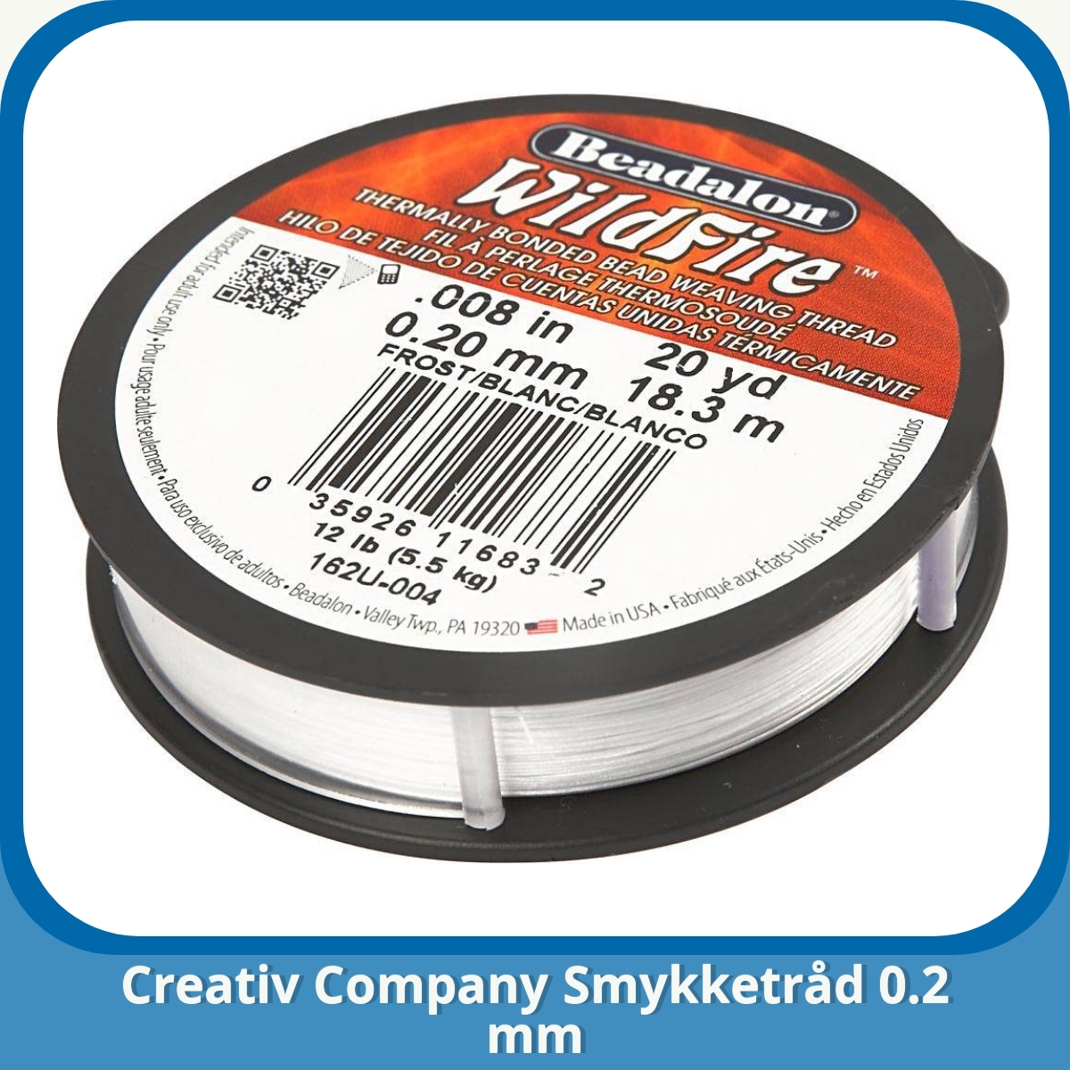 Anmeldelse af Creativ Company Smykketråd 0.2 mm