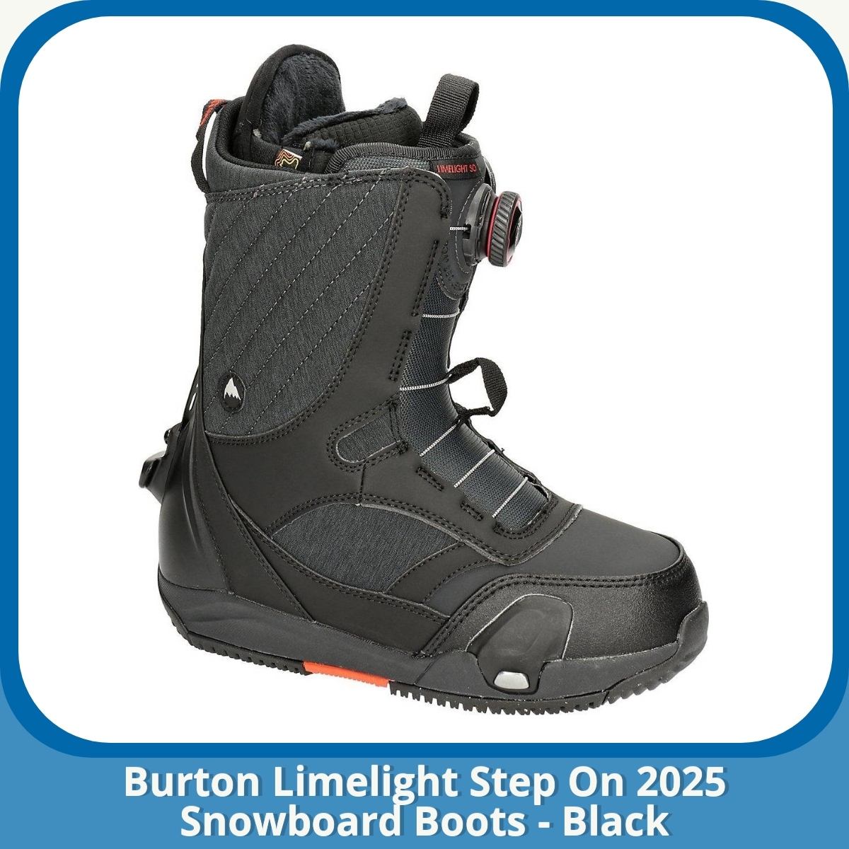 Anmeldelse af Burton Limelight Step On 2025 Snowboard Boots - Black