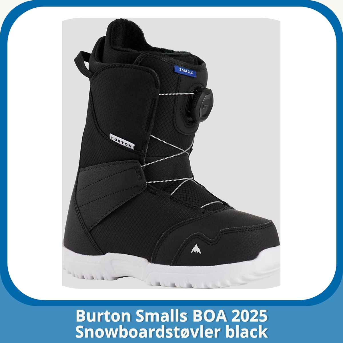 Anmeldelse af Burton Smalls BOA 2025 Snowboardstøvler black