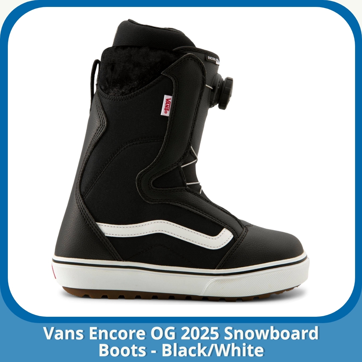 Anmeldelse af Vans Encore OG 2025 Snowboard Boots - Black/White