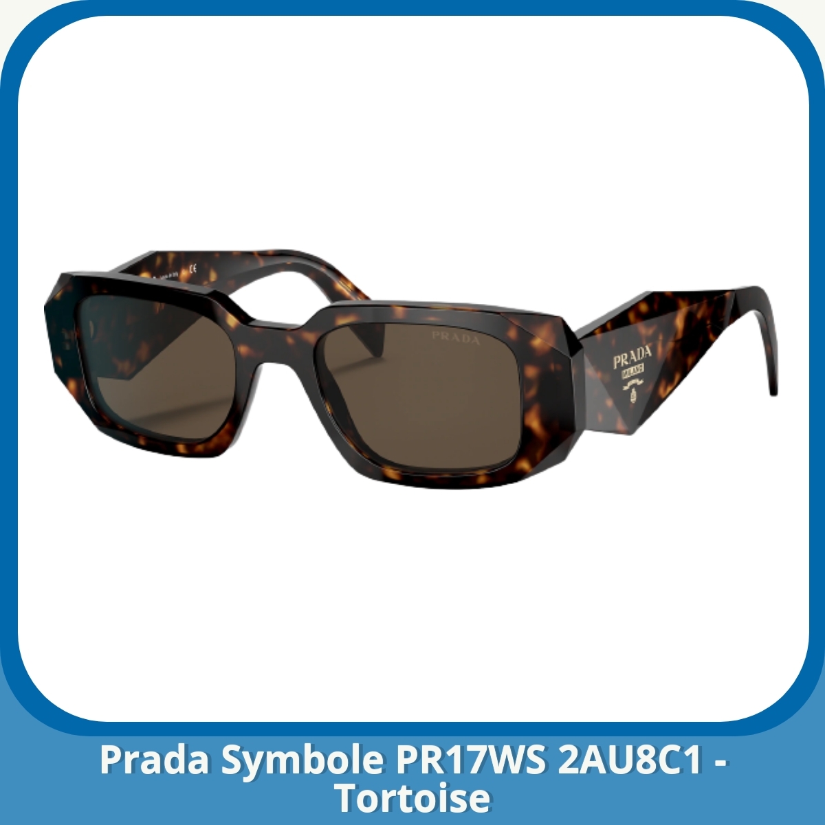Anmeldelse af Prada Symbole PR17WS 2AU8C1 - Tortoise
