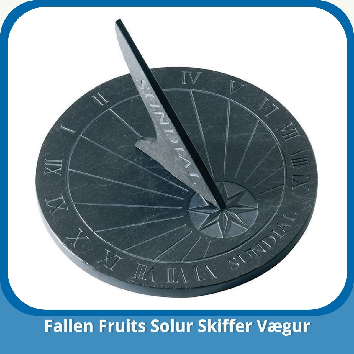 Anmeldelse af Fallen Fruits Solur Skiffer Vægur