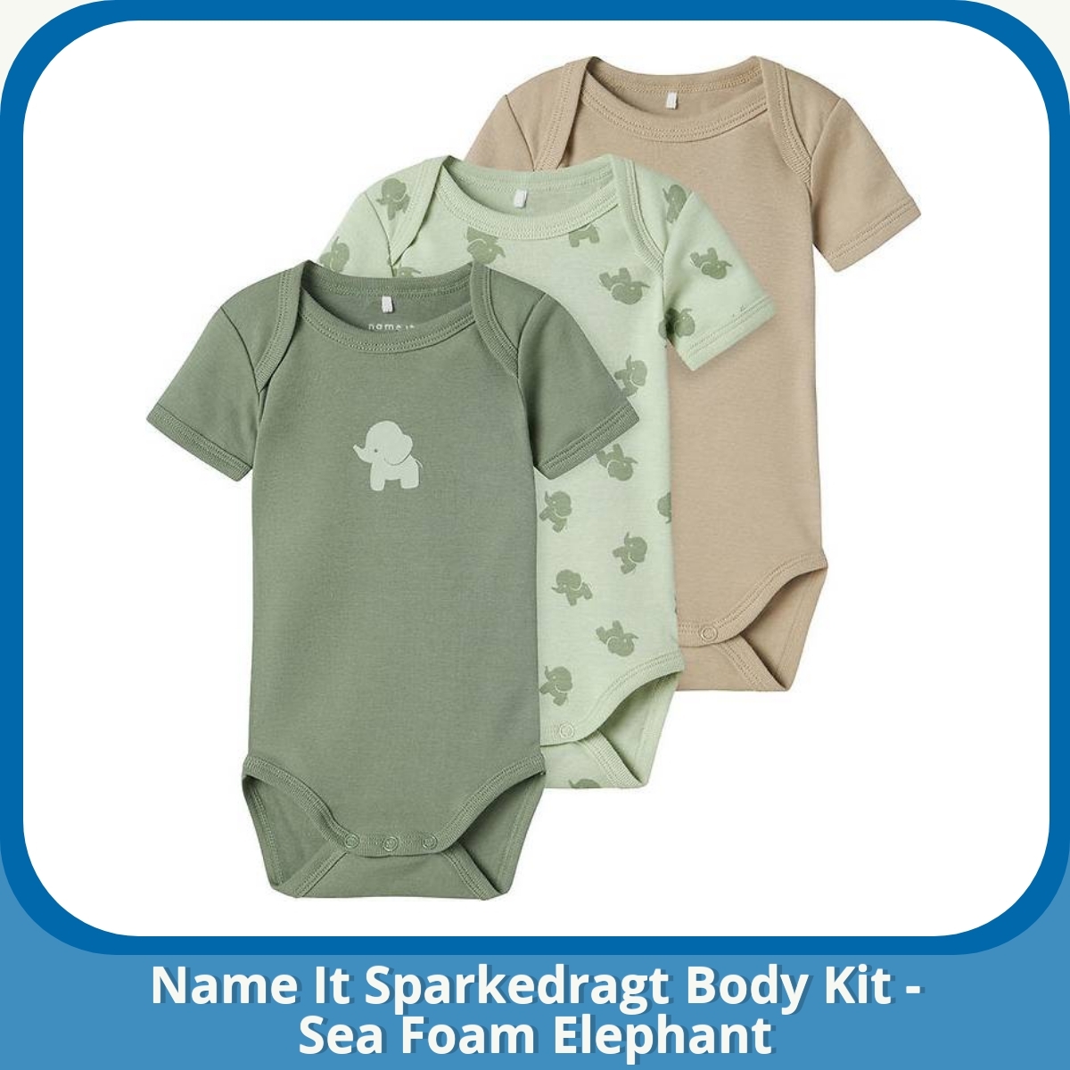 Anmeldelse af Name It Sparkedragt Body Kit - Sea Foam Elephant