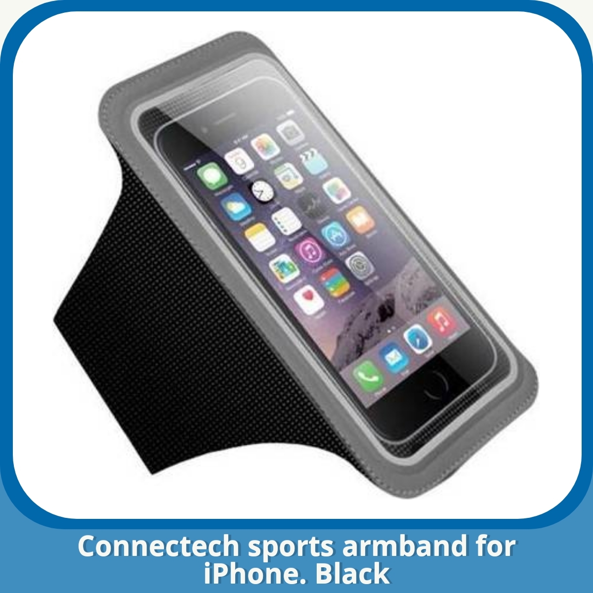 Anmeldelse af Connectech sports armband for iPhone. Black