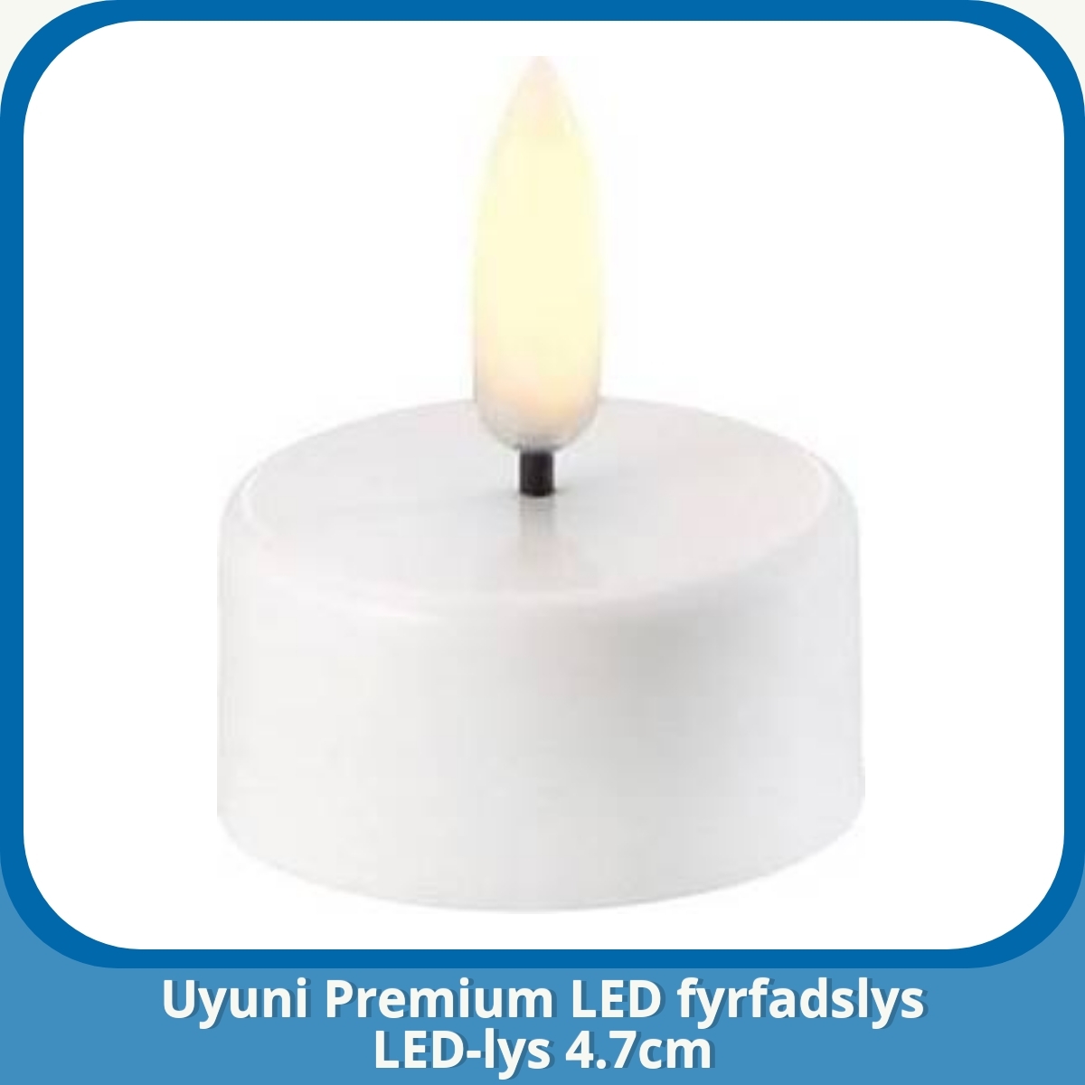Anmeldelse af Uyuni Premium LED fyrfadslys LED-lys 4.7cm