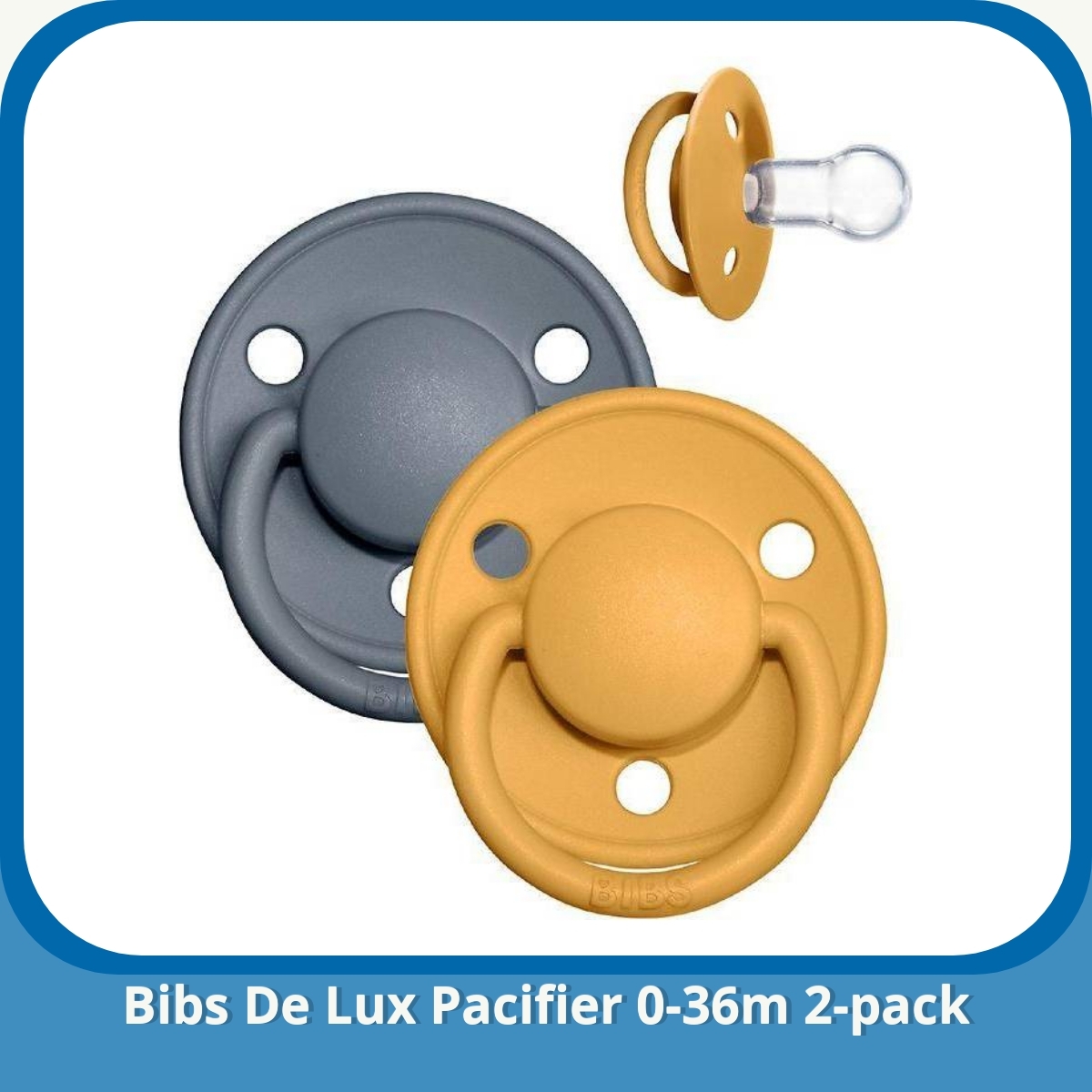 Anmeldelse af Bibs De Lux Pacifier 0-36m 2-pack