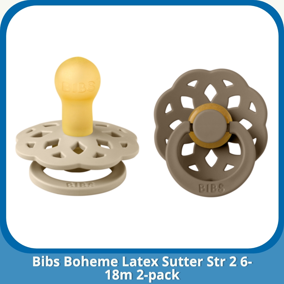 Anmeldelse af Bibs Boheme Latex Sutter Str 2 6-18m 2-pack