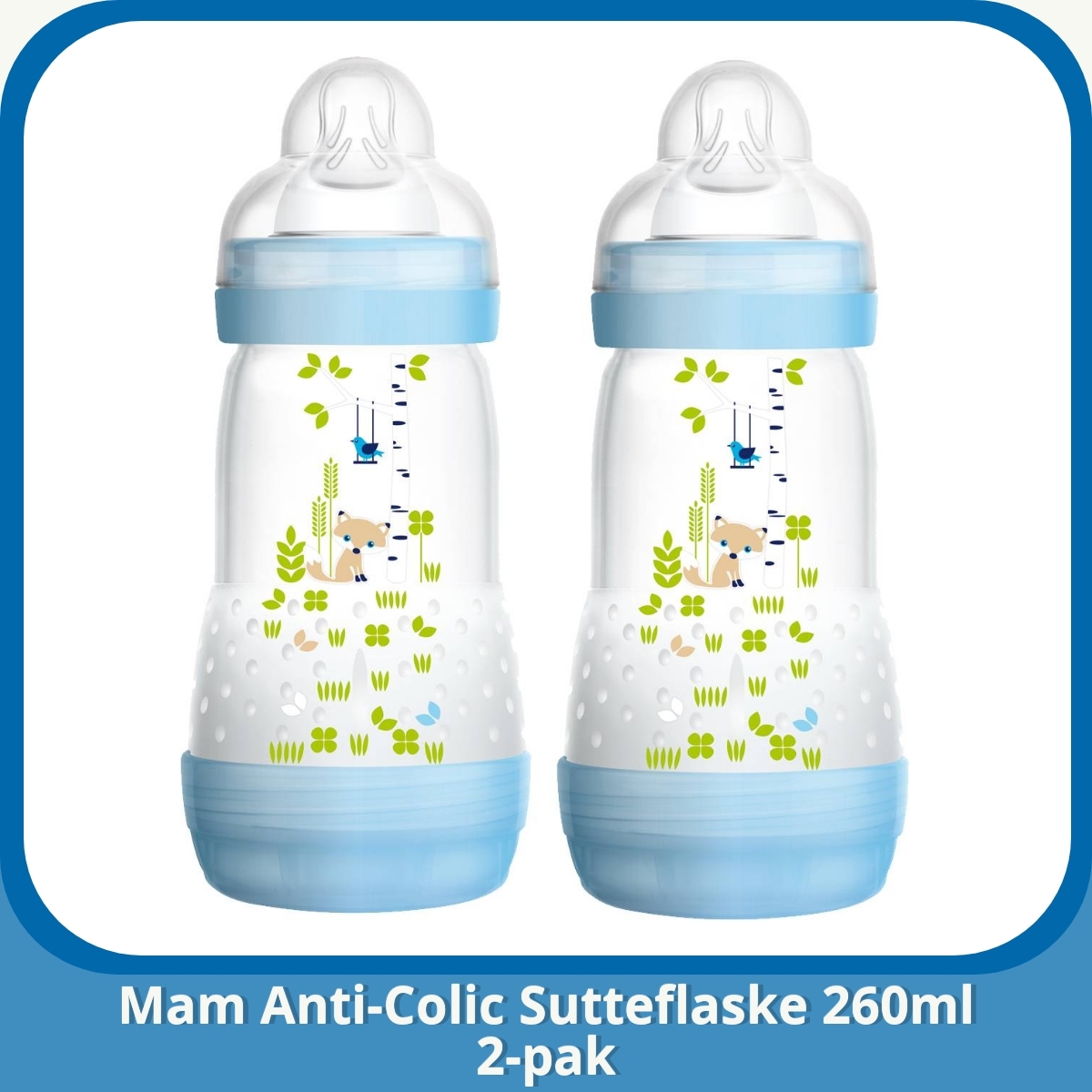Anmeldelse af Mam Anti-Colic Sutteflaske 260ml 2-pak