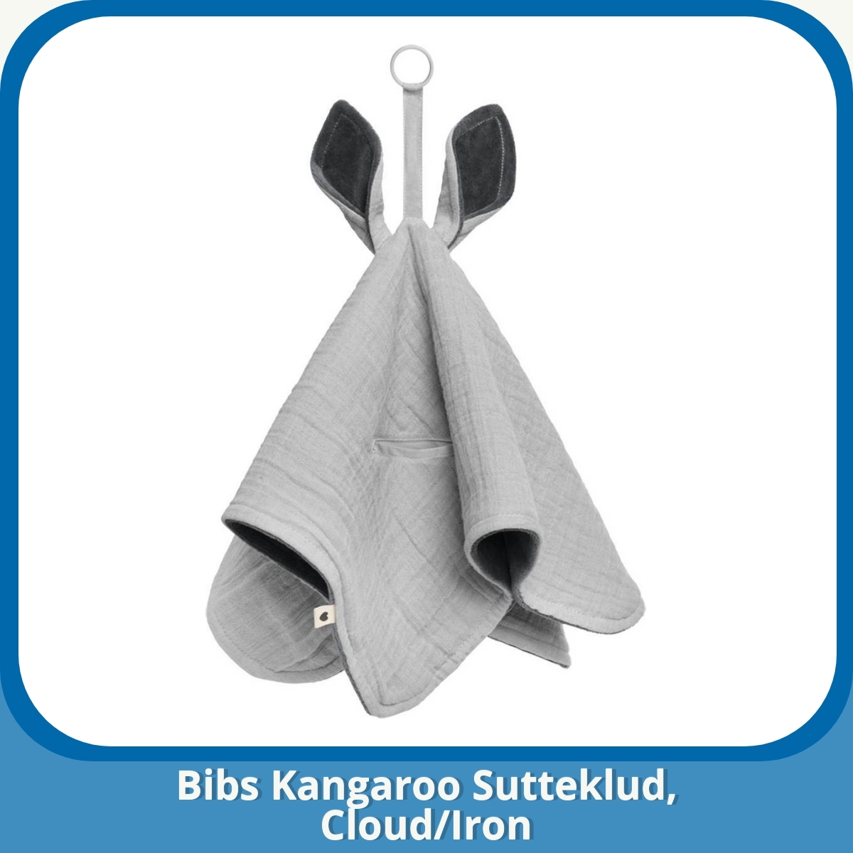 Anmeldelse af Bibs Kangaroo Sutteklud, Cloud/Iron