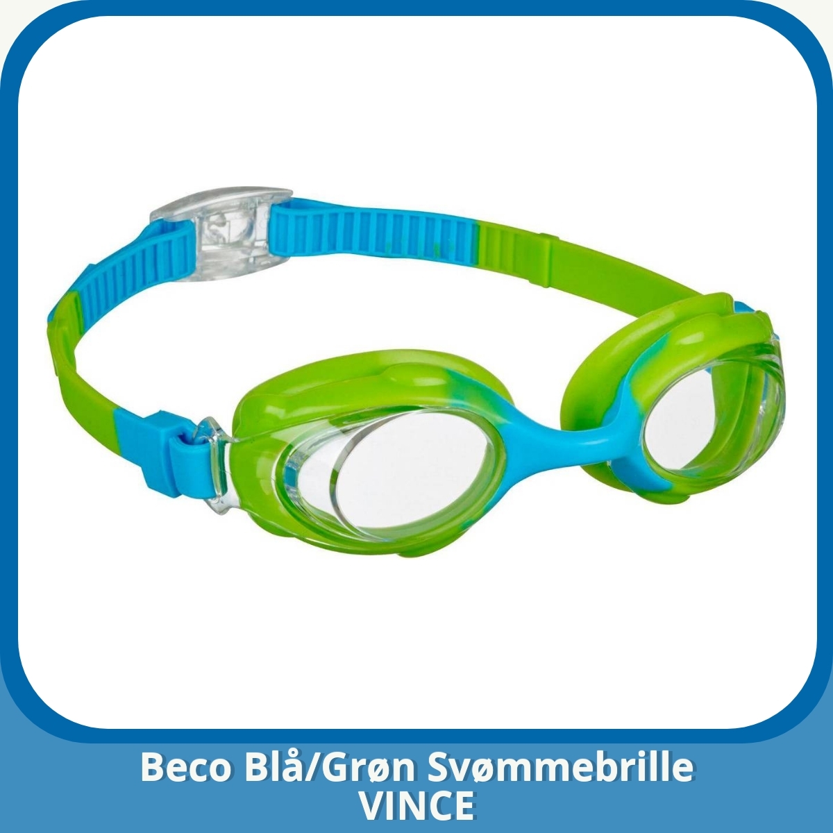 Anmeldelse af Beco Blå/Grøn Svømmebrille VINCE