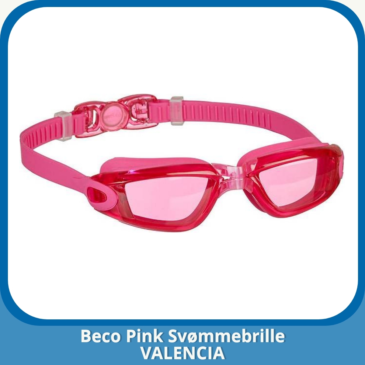 Anmeldelse af Beco Pink Svømmebrille VALENCIA