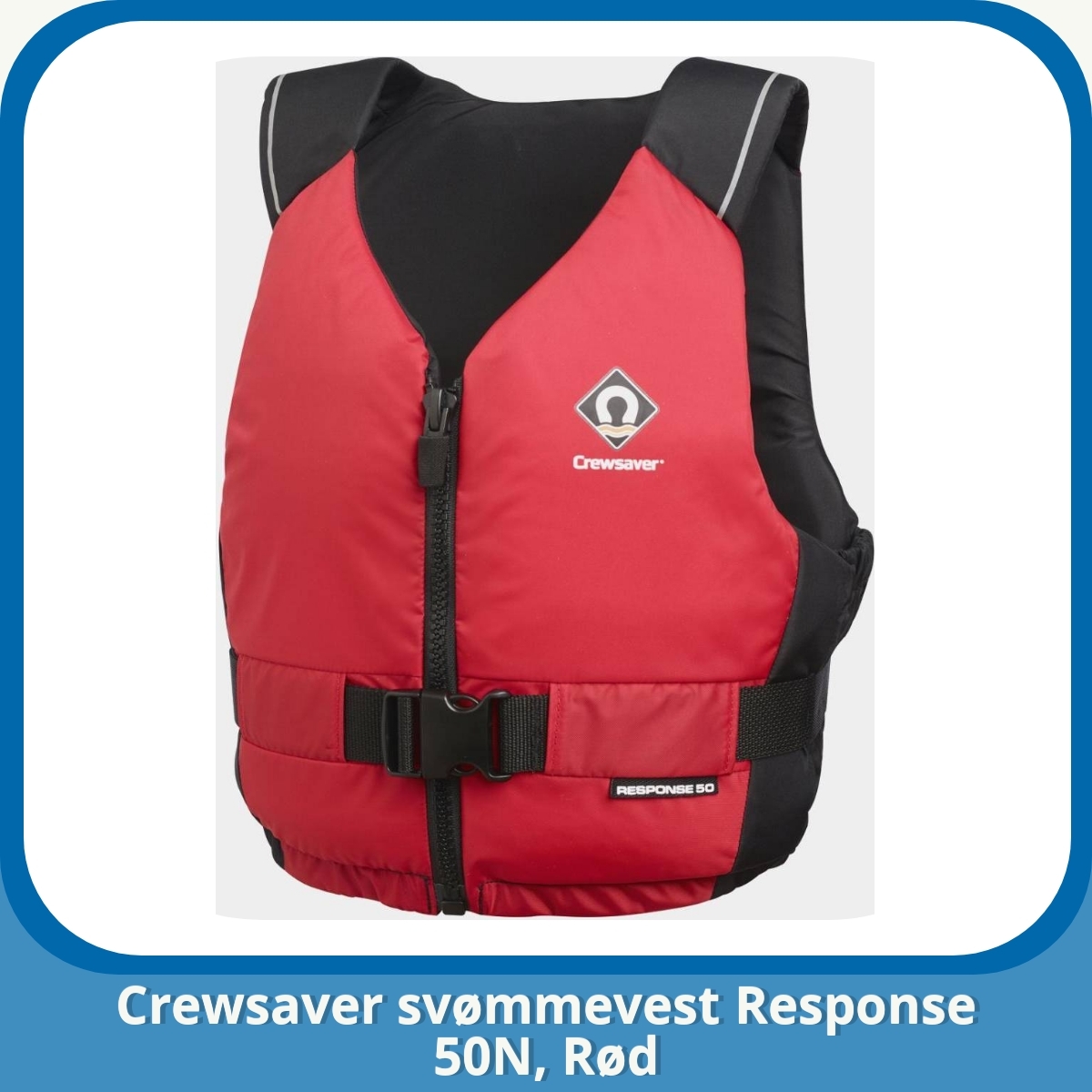 Anmeldelse af Crewsaver svømmevest Response 50N, Rød