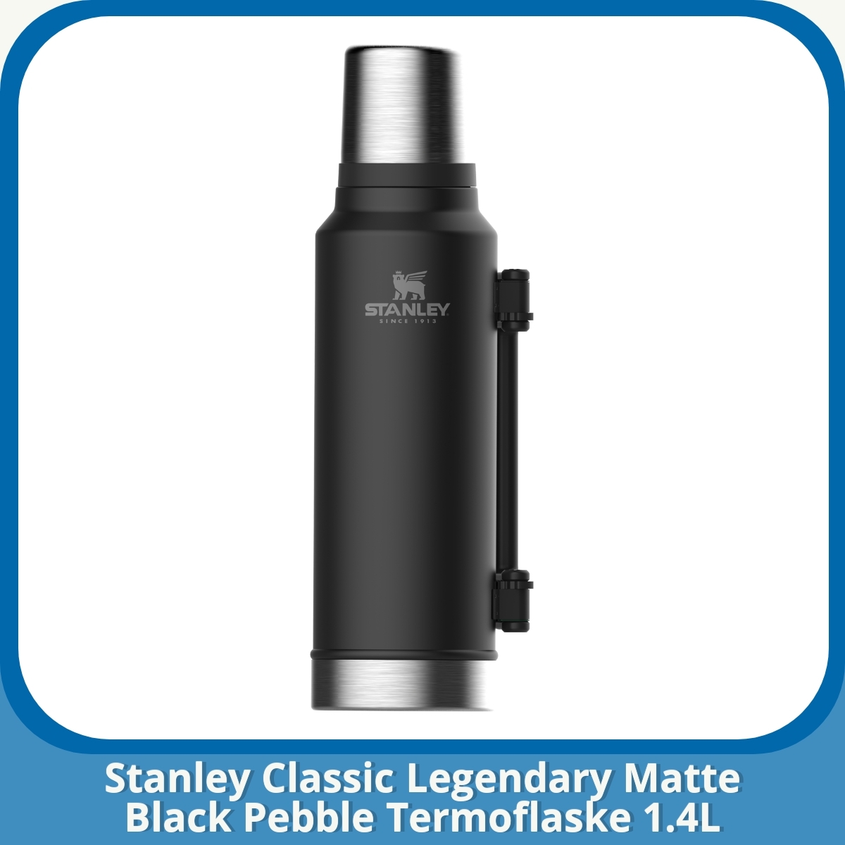 Anmeldelse af Stanley Classic Legendary Matte Black Pebble Termoflaske 1.4L