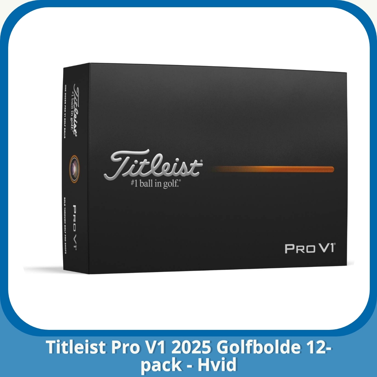Anmeldelse af Titleist Pro V1 2025 Golfbolde 12-pack - Hvid