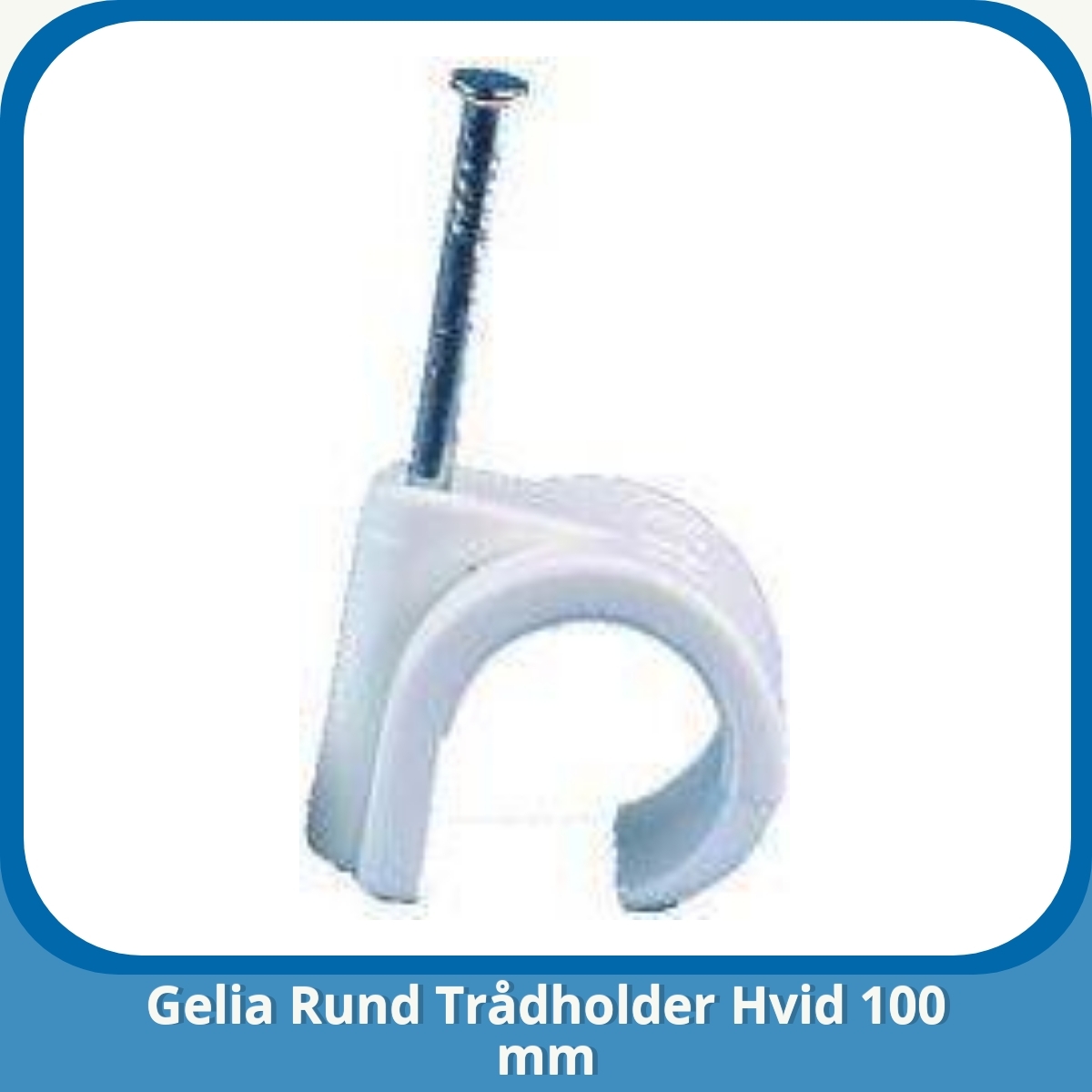 Anmeldelse af Gelia Rund Trådholder Hvid 100 mm