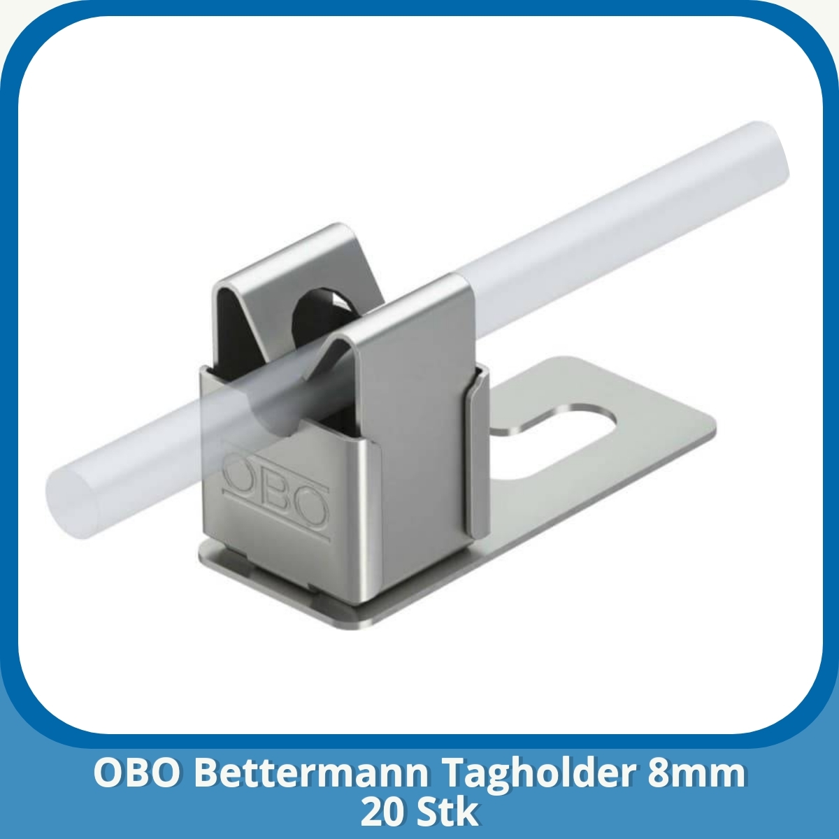 Anmeldelse af OBO Bettermann Tagholder 8mm 20 Stk