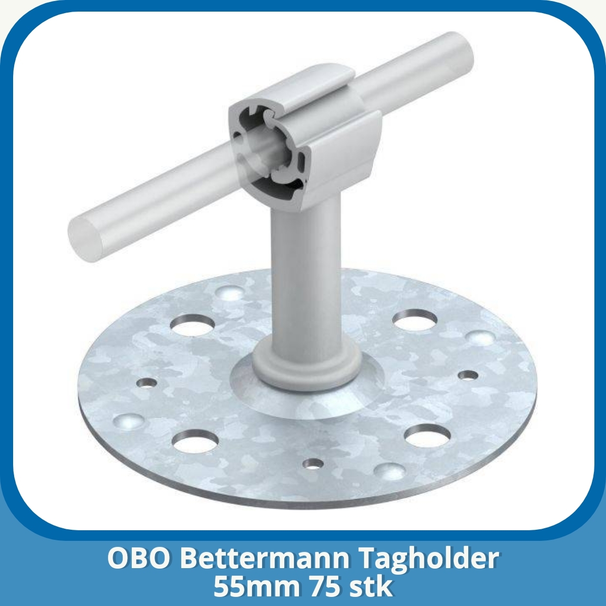 Anmeldelse af OBO Bettermann Tagholder 55mm 75 stk